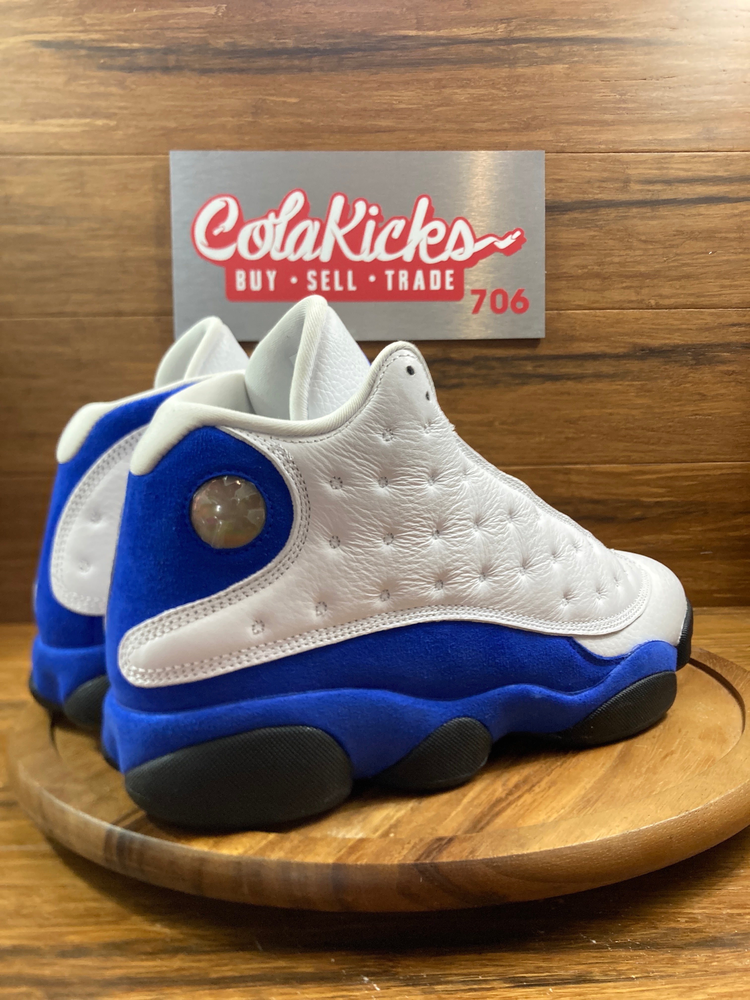 Jordan 13 Retro White Hyper Royal Black