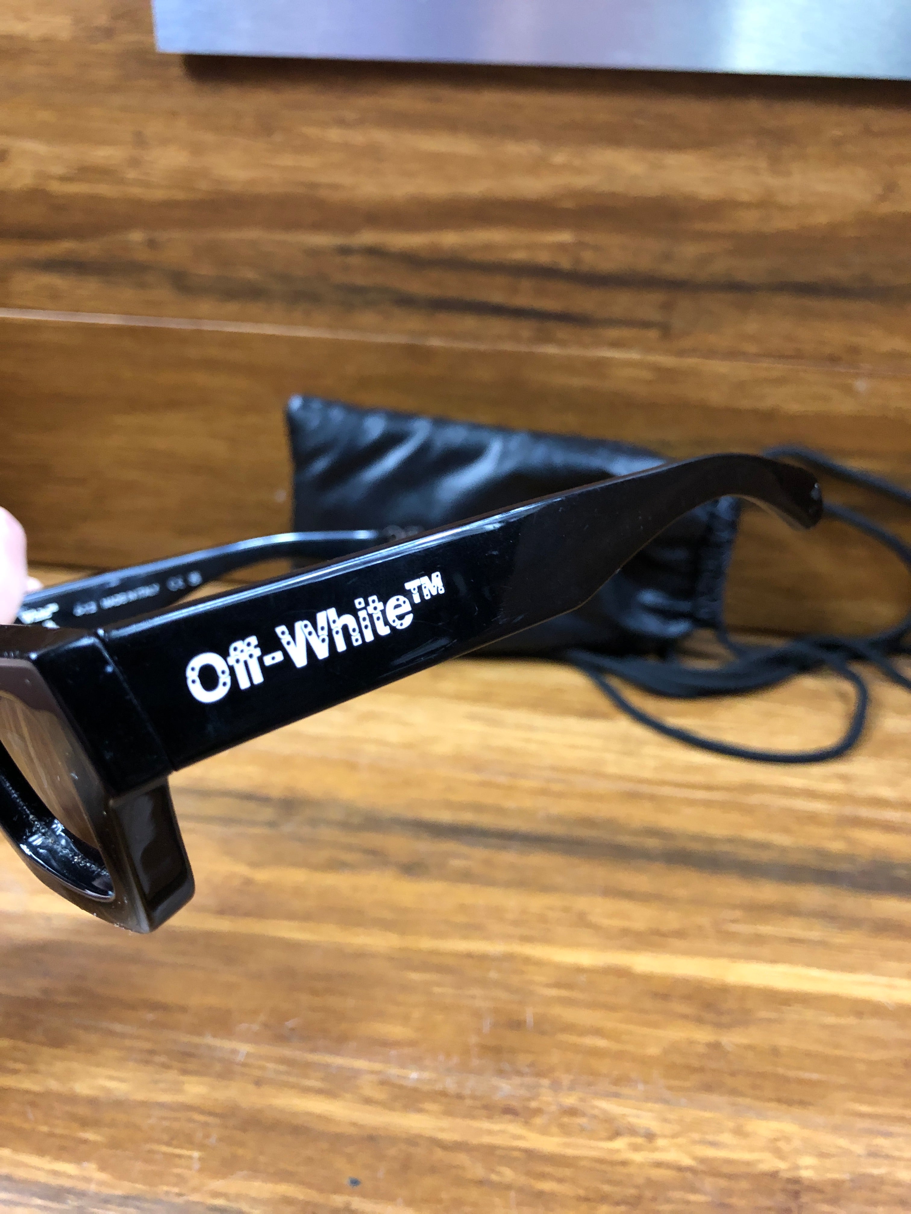 OFF-WHITE Virgil Sunglasses Black/Dark Grey