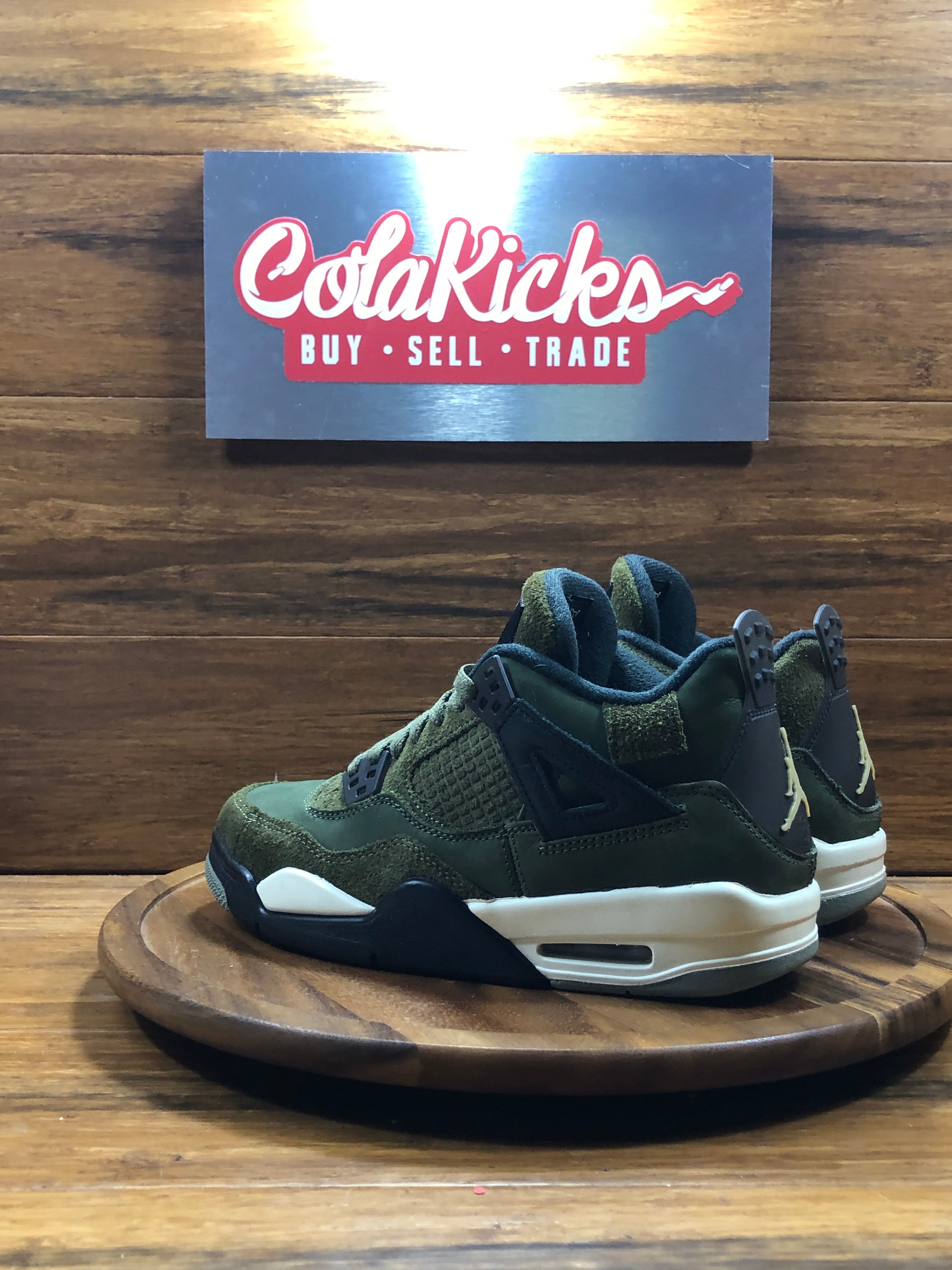 Jordan 4 Retro SE Craft Medium Olive (GS)