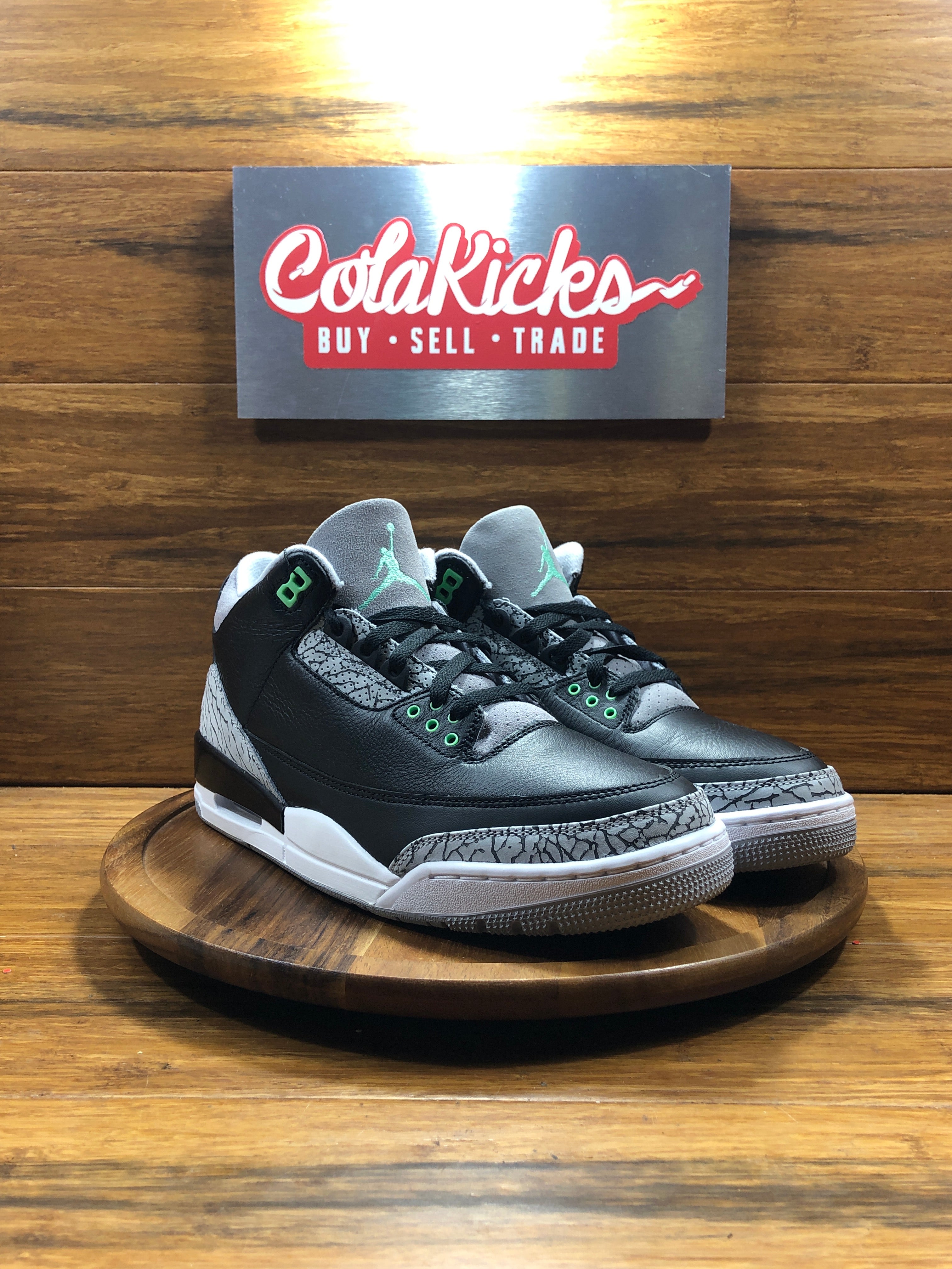 Jordan 3 Retro Green Glow