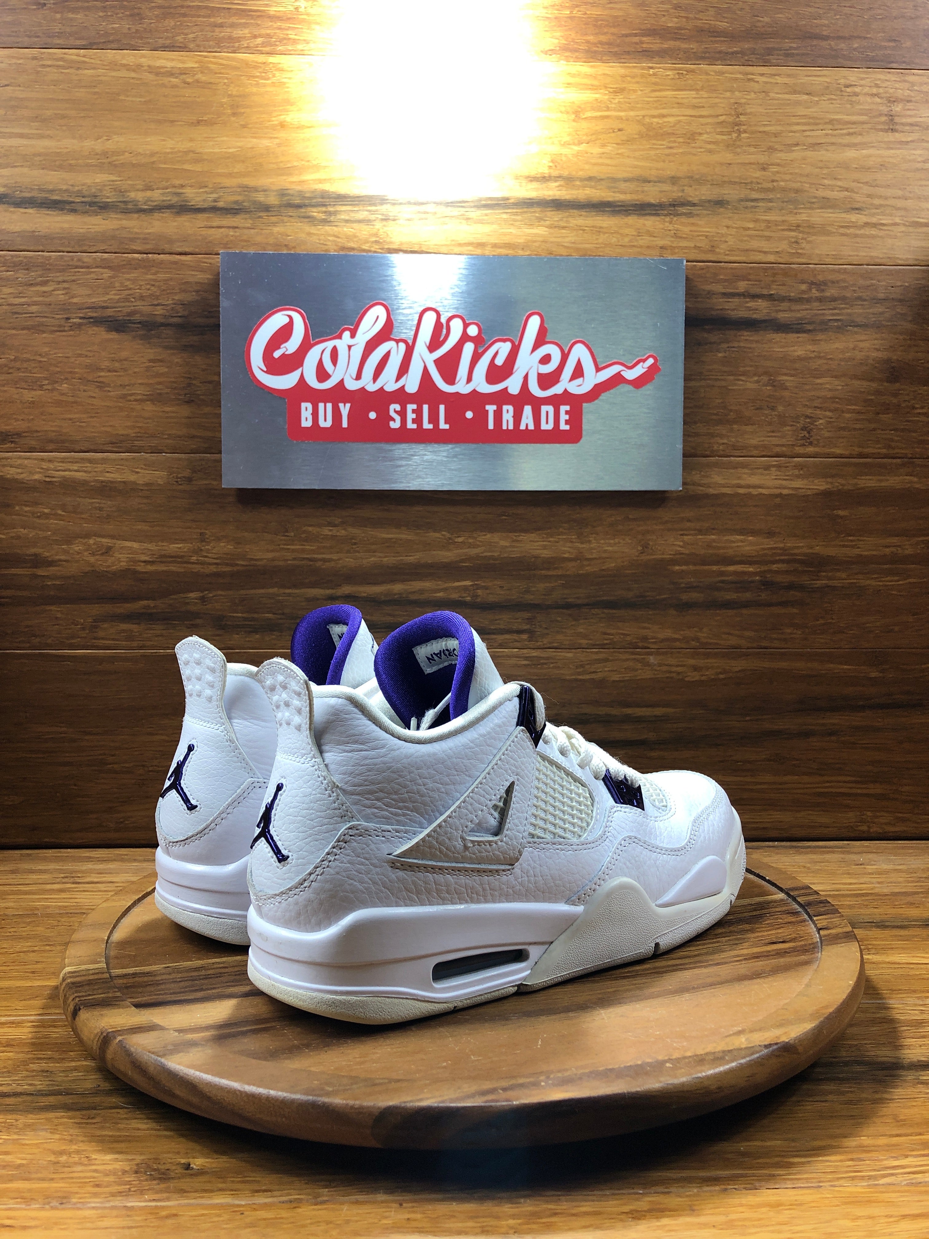 Jordan 4 Retro Metallic Purple (GS)