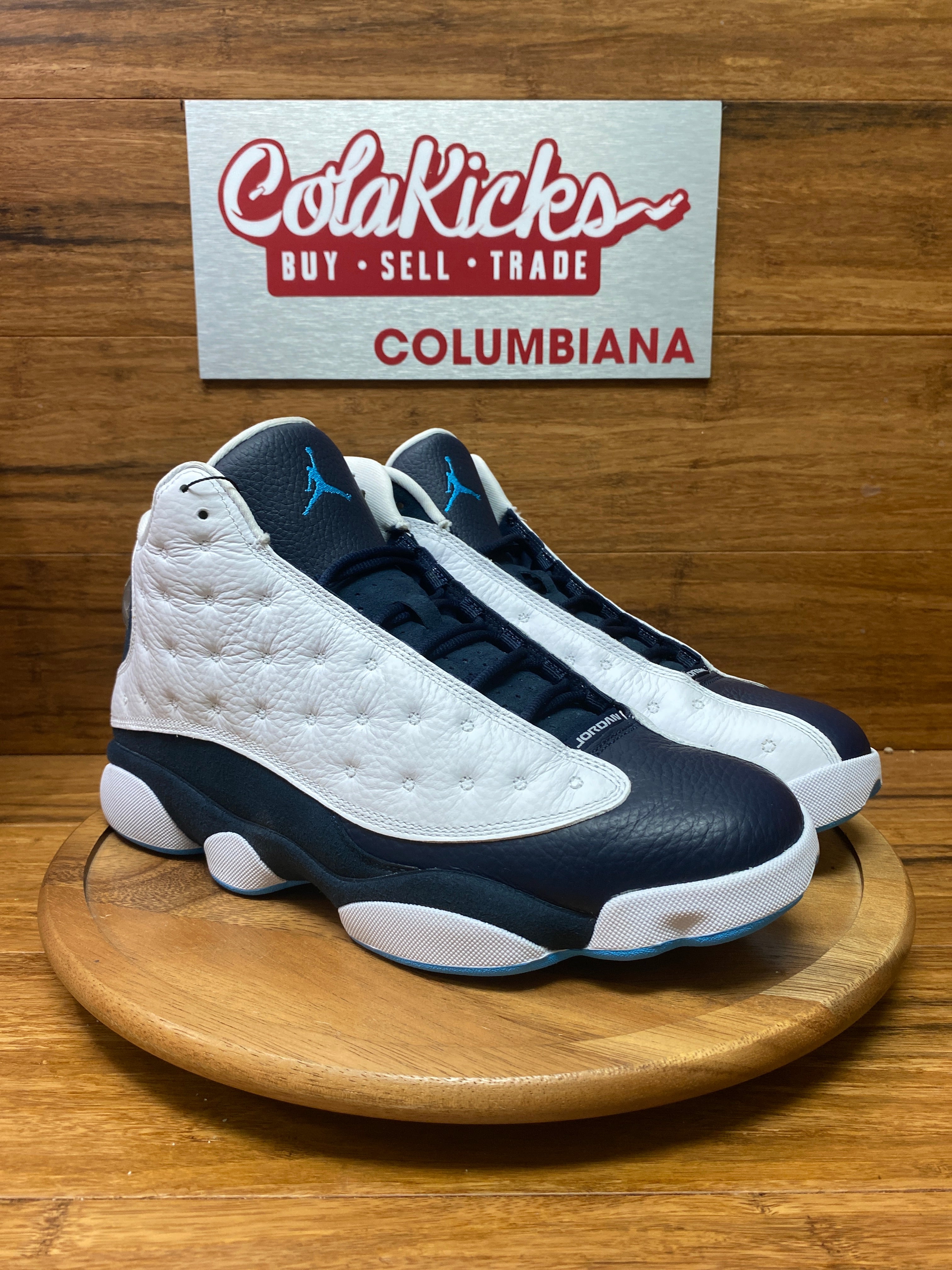 Jordan 13 Retro Obsidian Powder Blue White