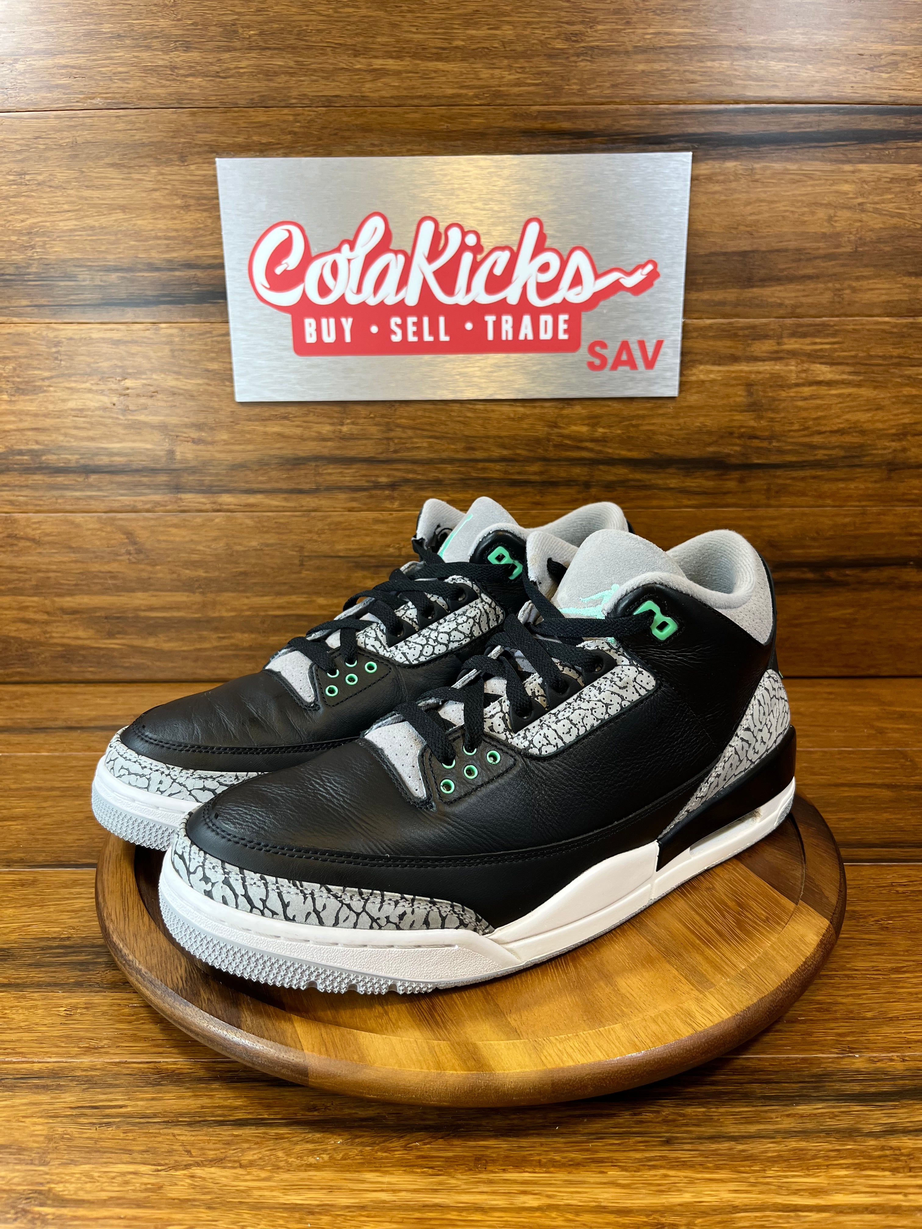 Jordan 3 Retro Green Glow