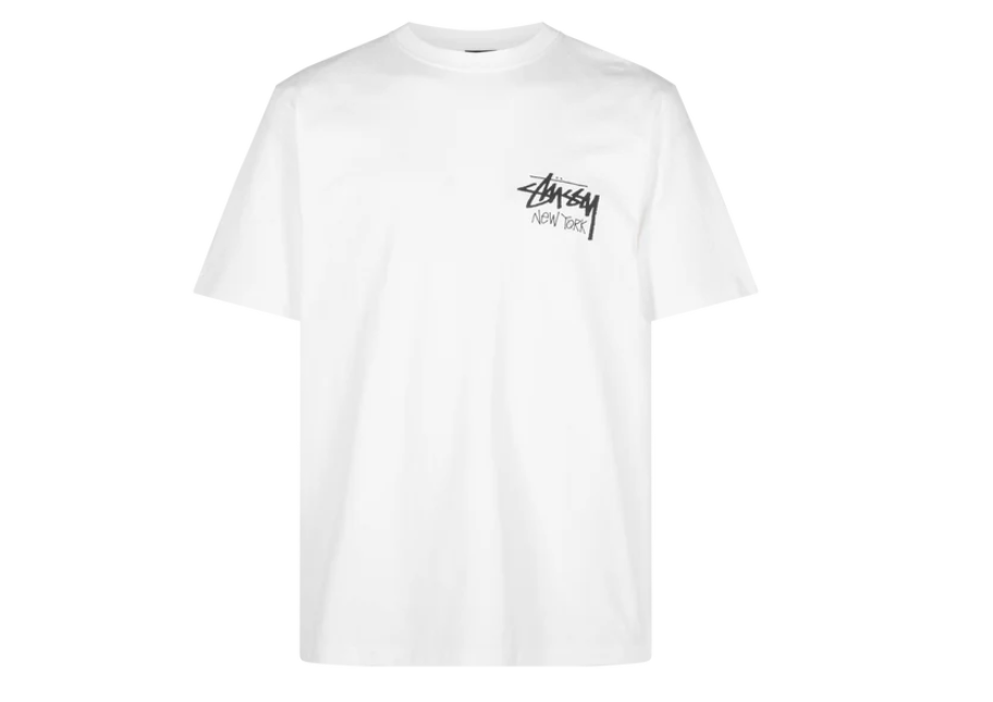 Stussy Stock New York Tee White