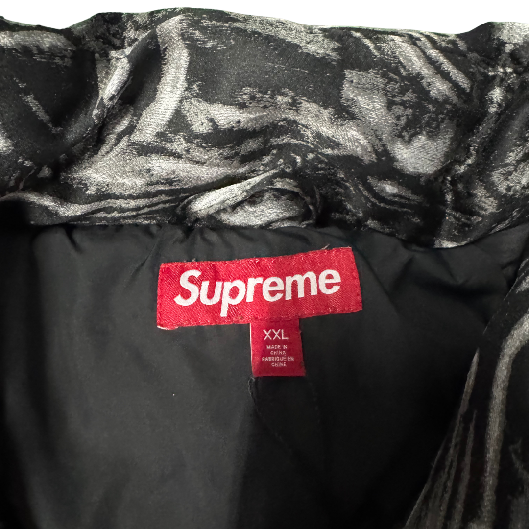 Supreme H.R. Giger Jacquard Down Puffer Jacket Black