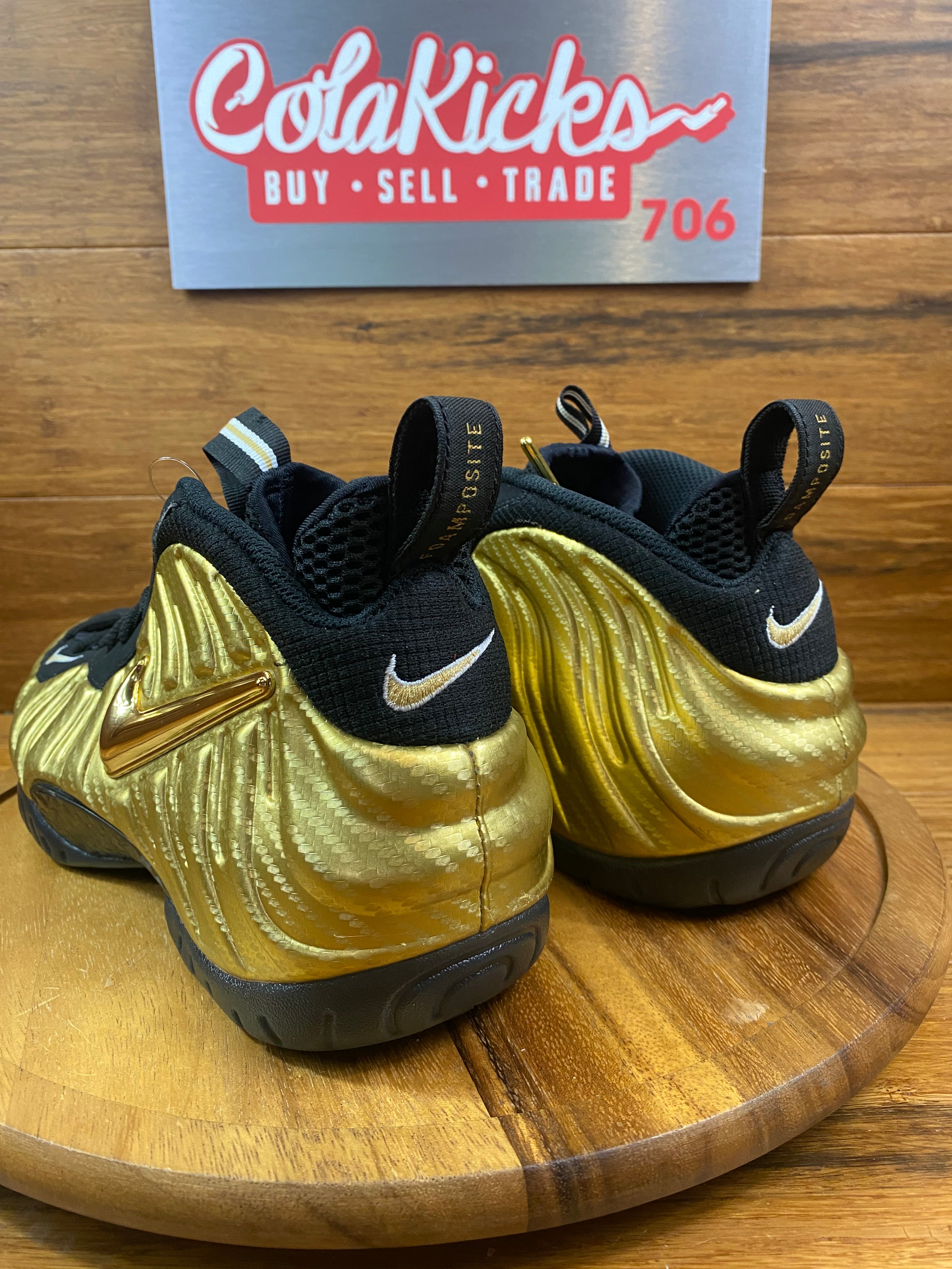 Nike Air Foamposite Pro Metallic Gold