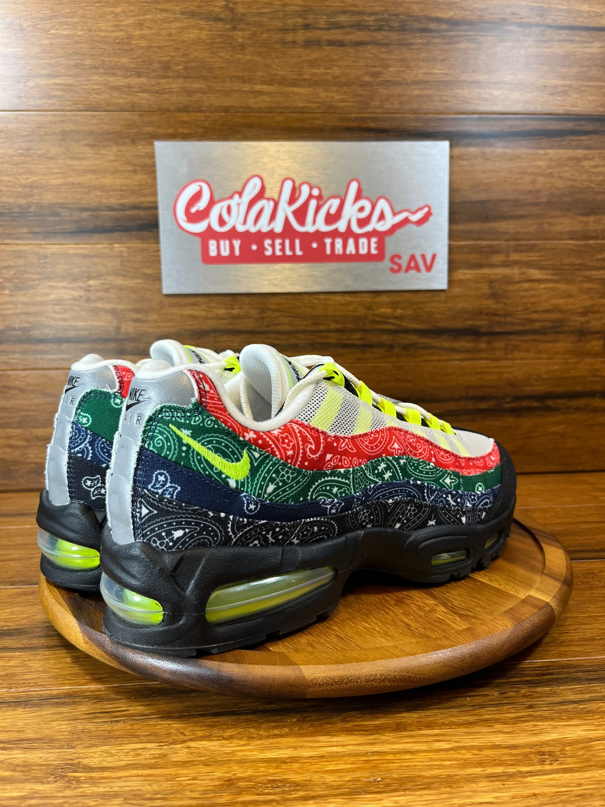 Nike Air Max 95 OG Big Bubble Neon Paisley Bandana