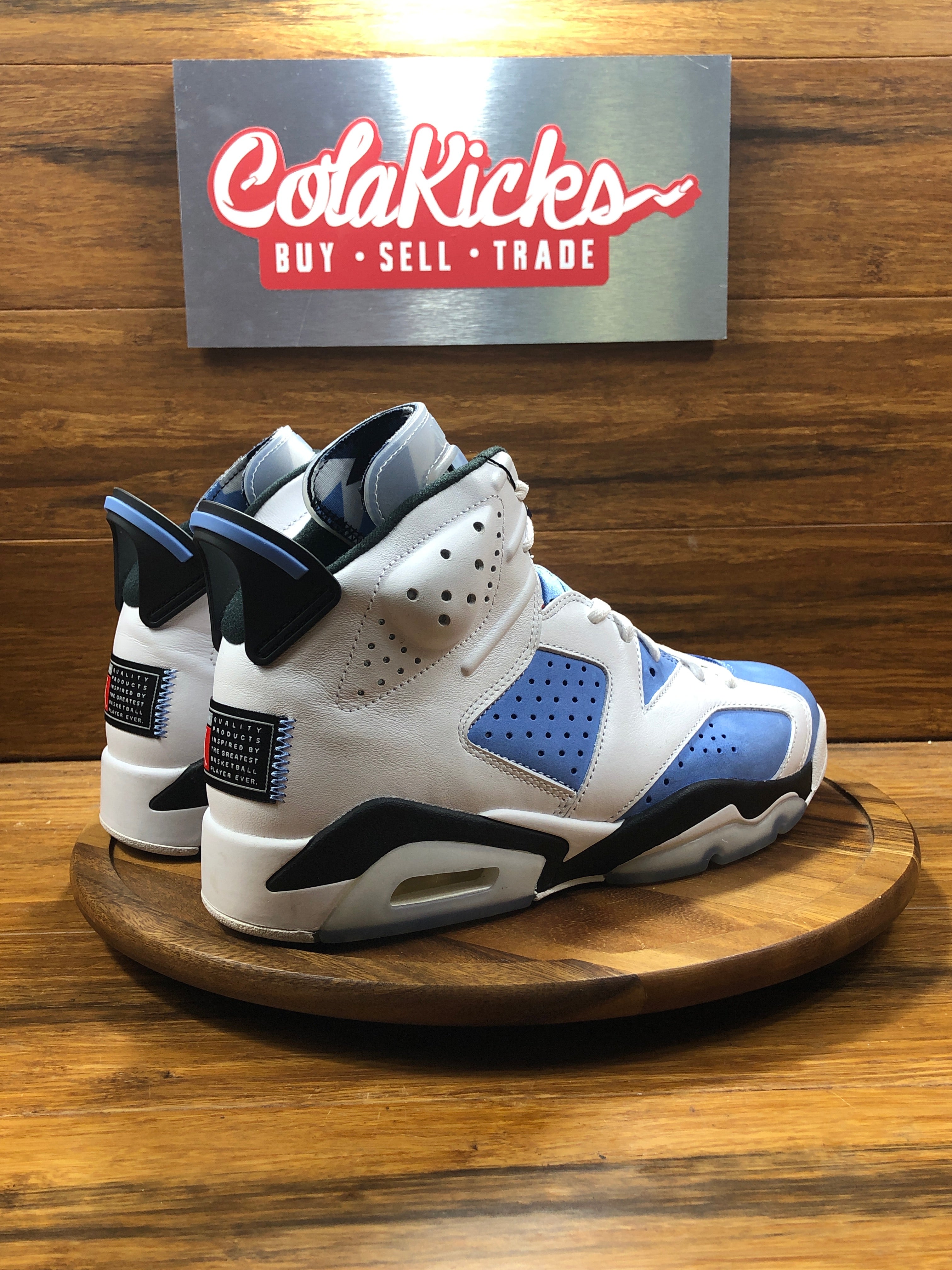 Jordan 6 Retro UNC White