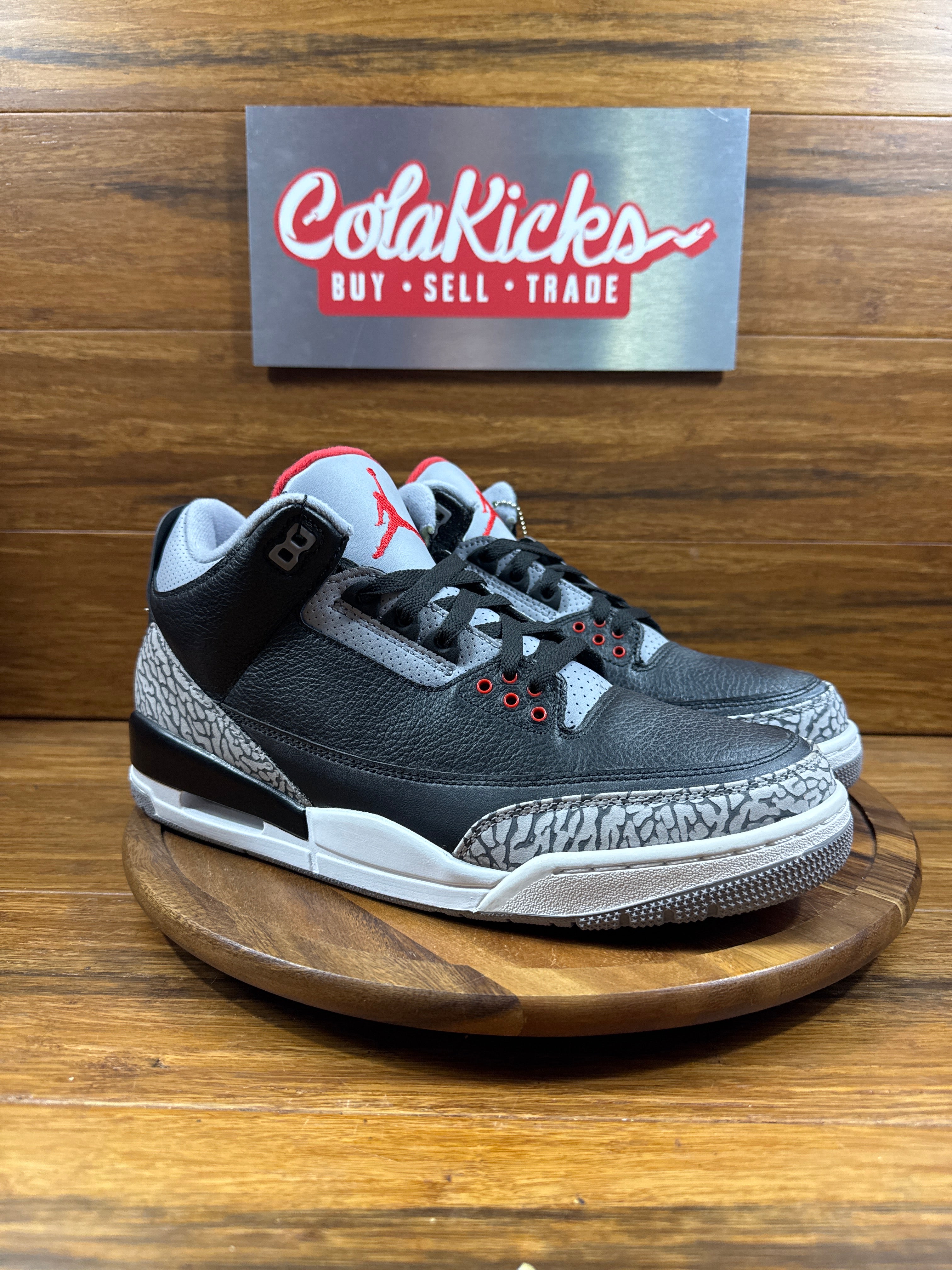Jordan 3 Retro Black Cement (2018) (YELLOWING)