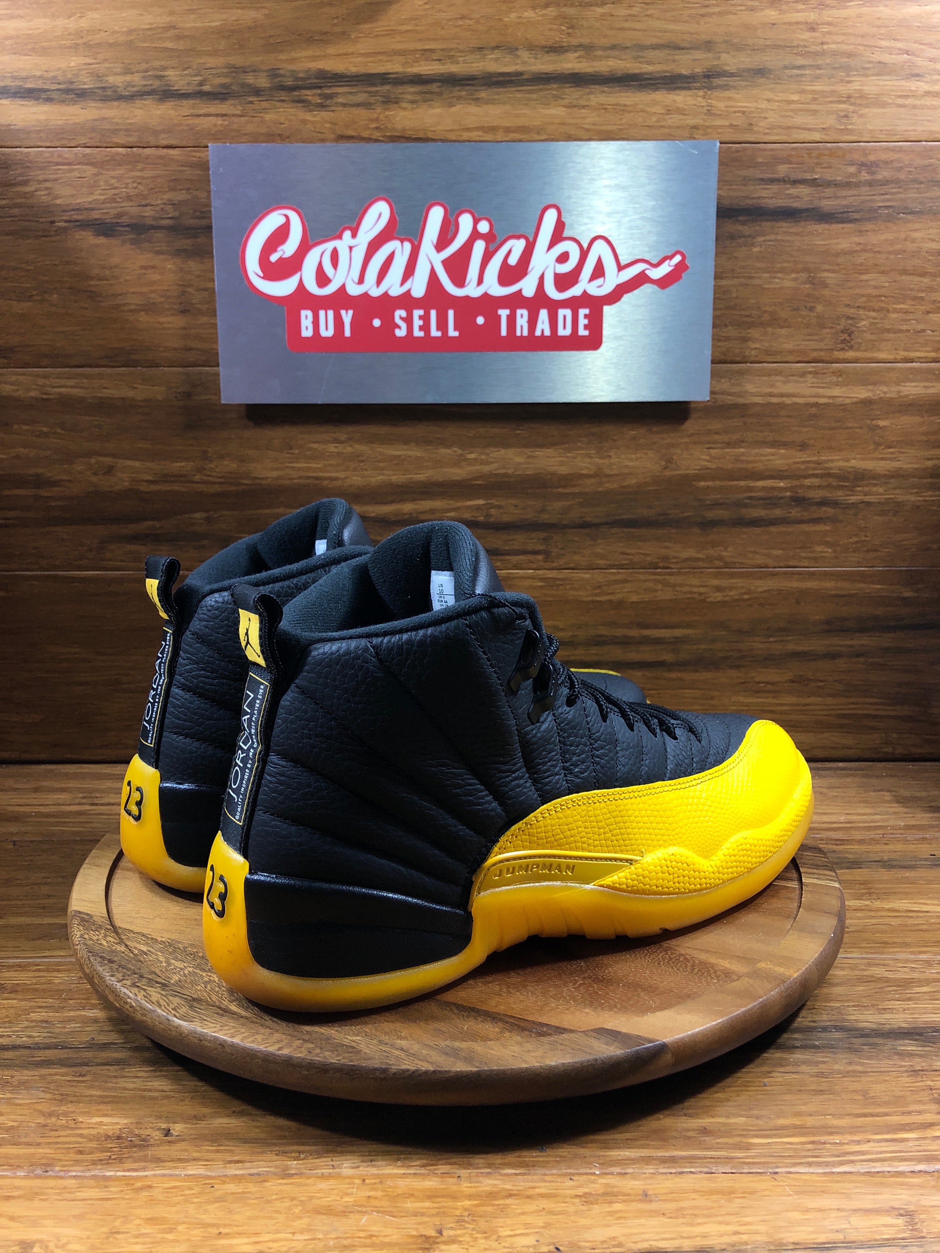Jordan 12 Retro Black University Gold