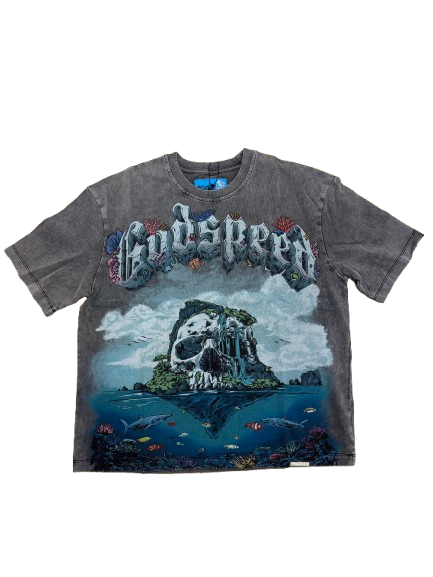 Godspeed Skull Island Tee Grey