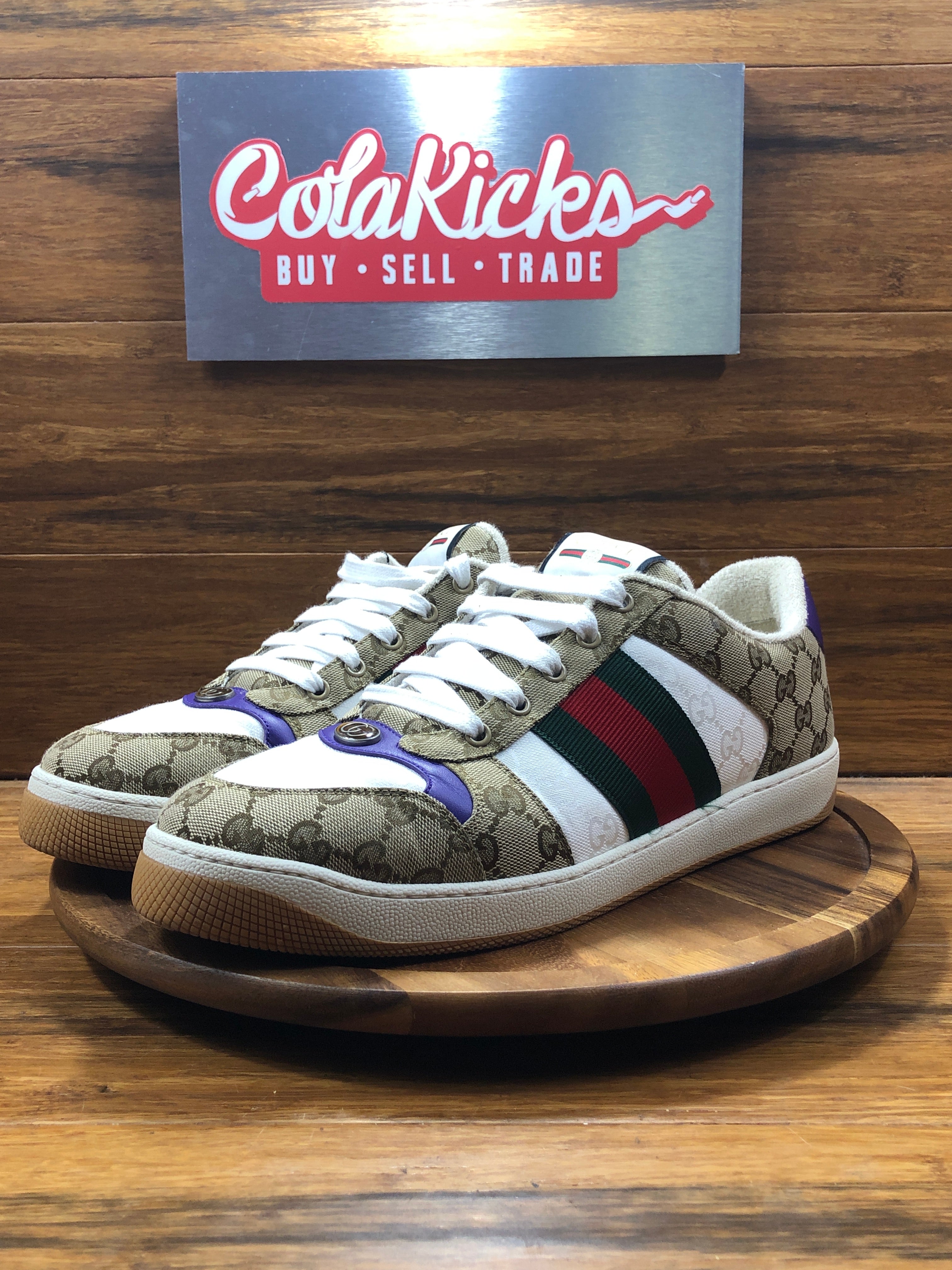 Gucci Screnner GG Beige Purple