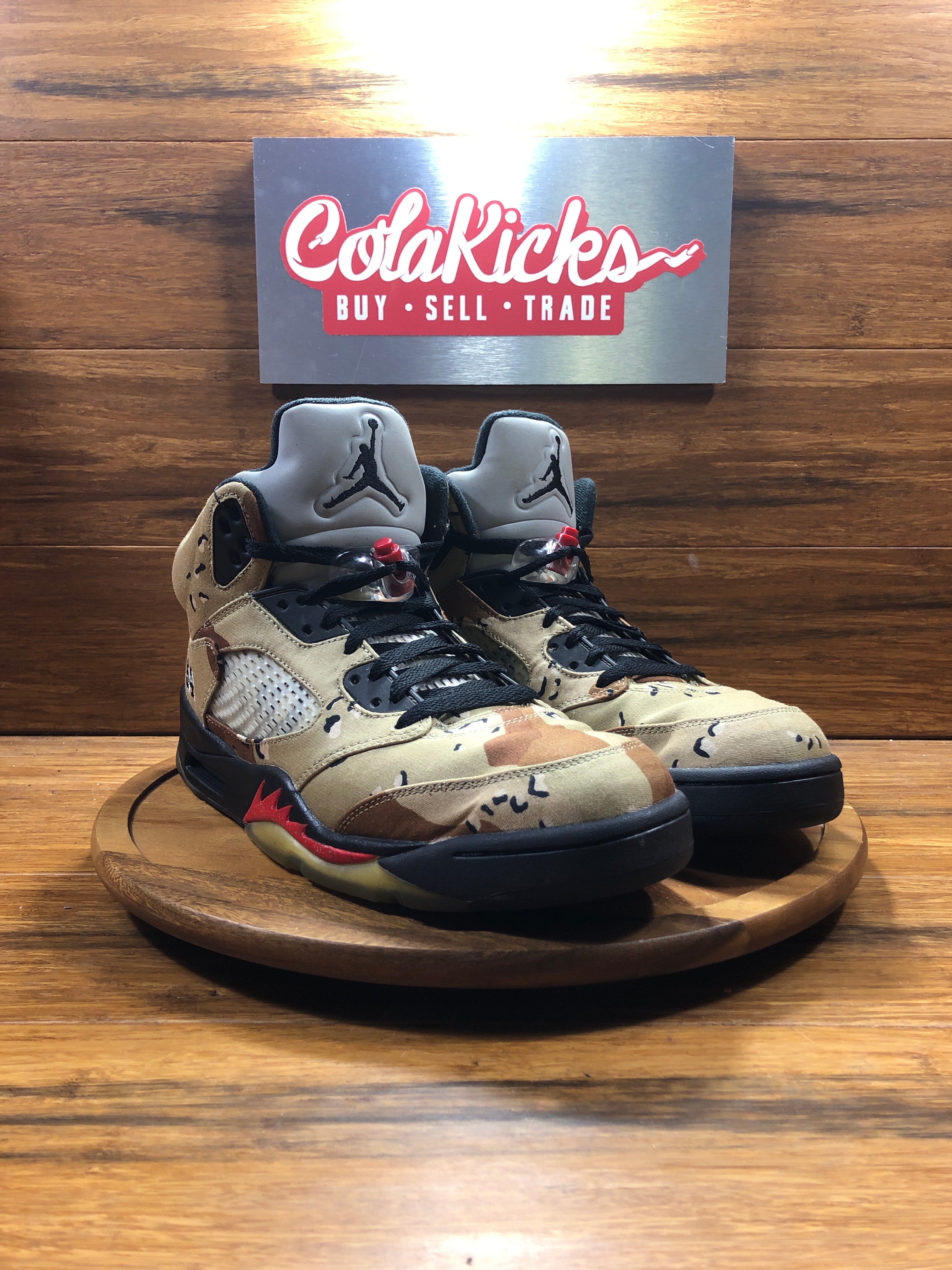 Jordan 5 Retro Supreme Desert Camo