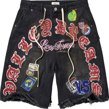 Vale Forever Workshop Jorts black