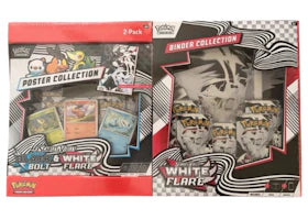 Pokémon Black Bolt & White Flare Poster Collection and White Flare Binder Collection Bundle (Sam's Club Exclusive) Wax Set