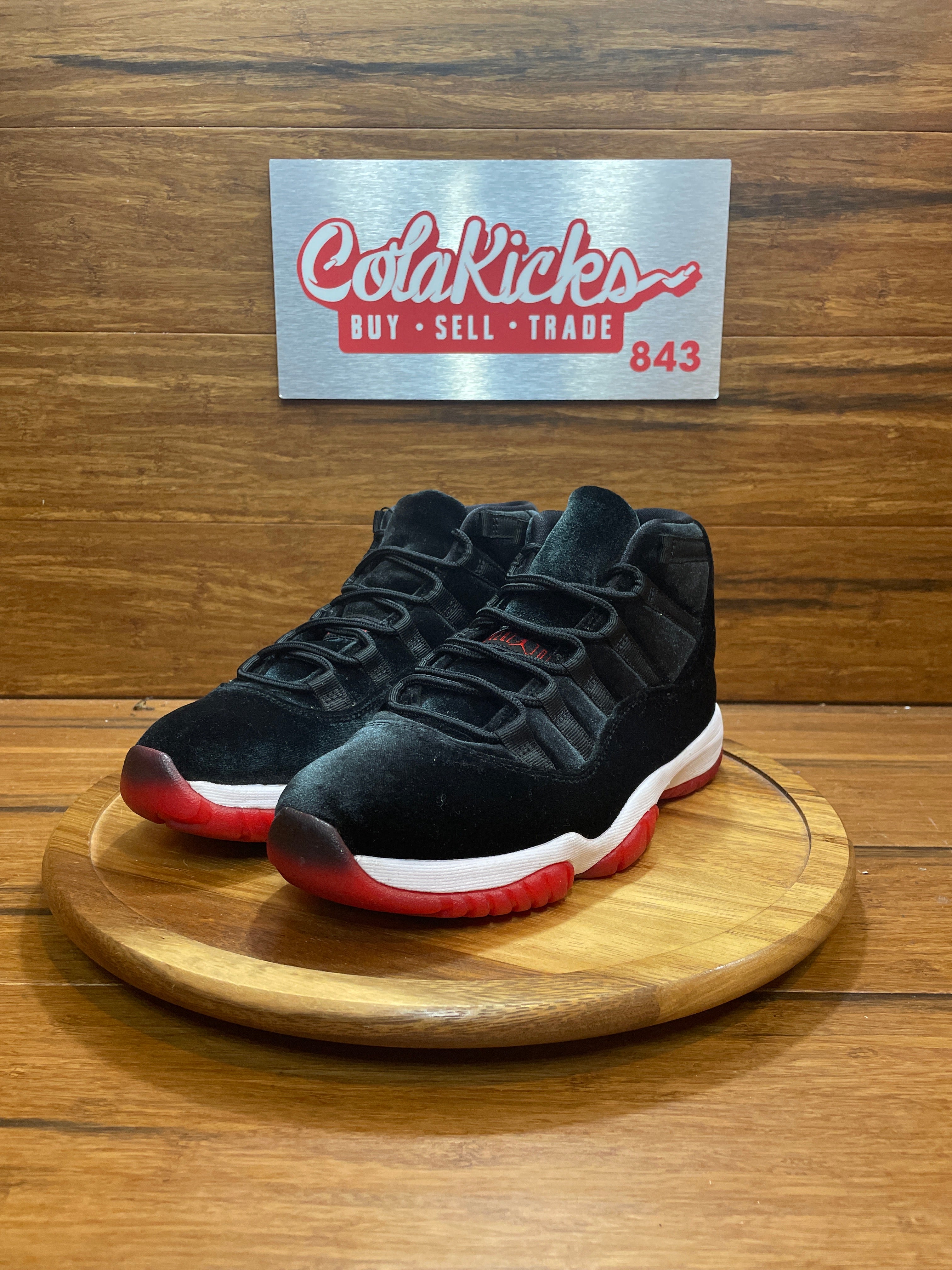 Jordan 11 Retro Bred Velvet (Women's)