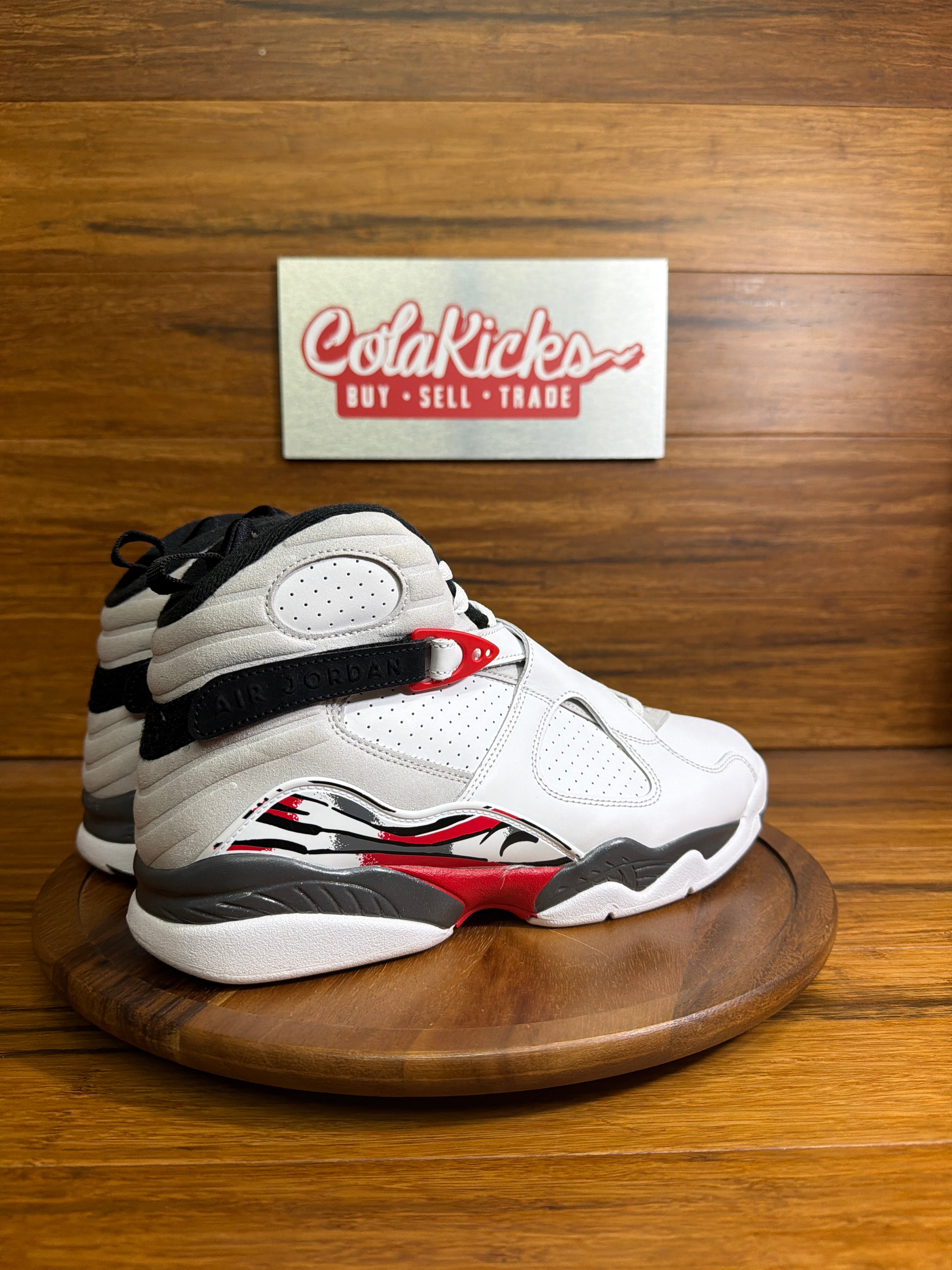 Jordan 8 Retro White True Red (2025)