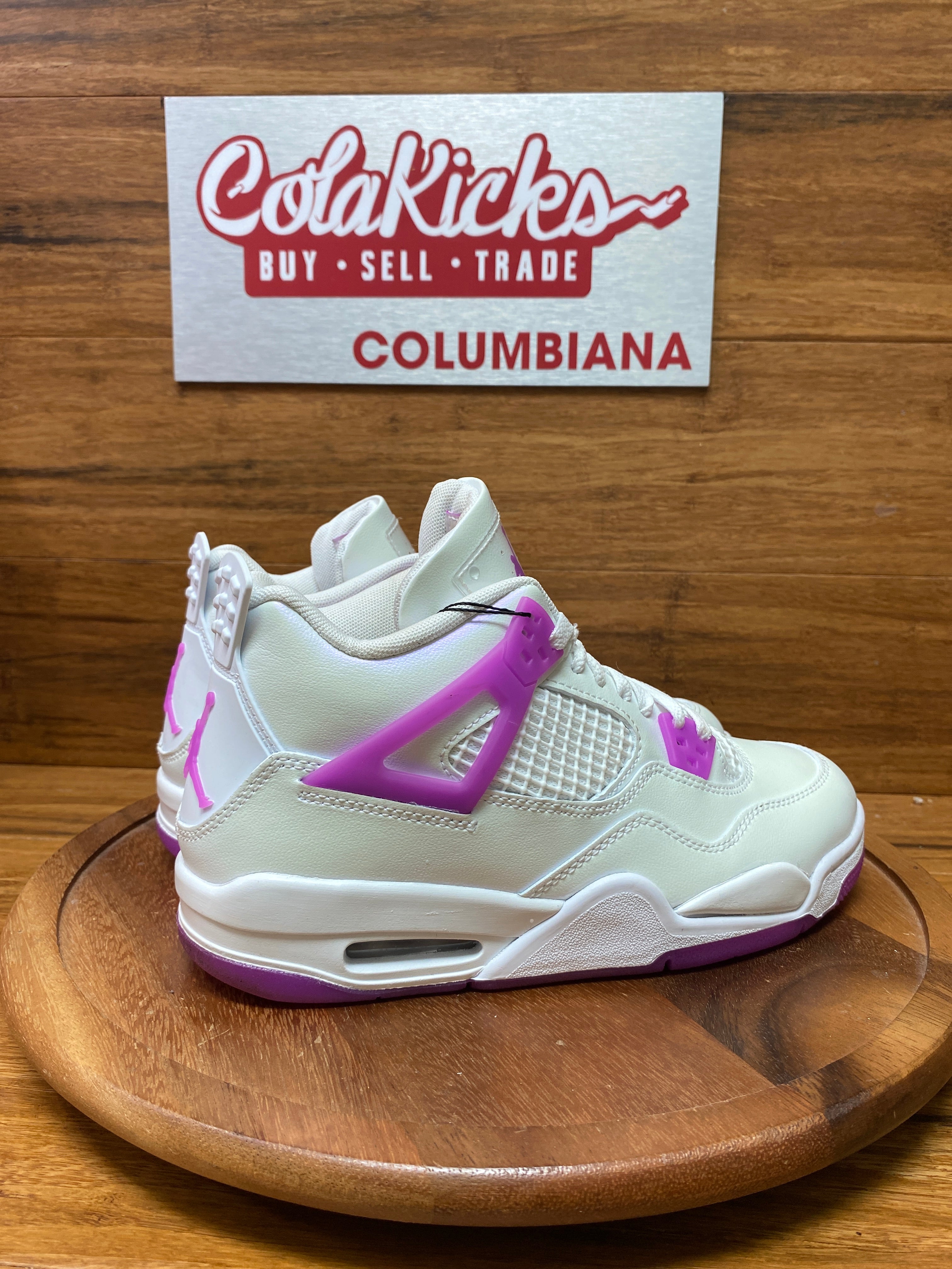 Jordan 4 Retro Hyper Violet (GS)