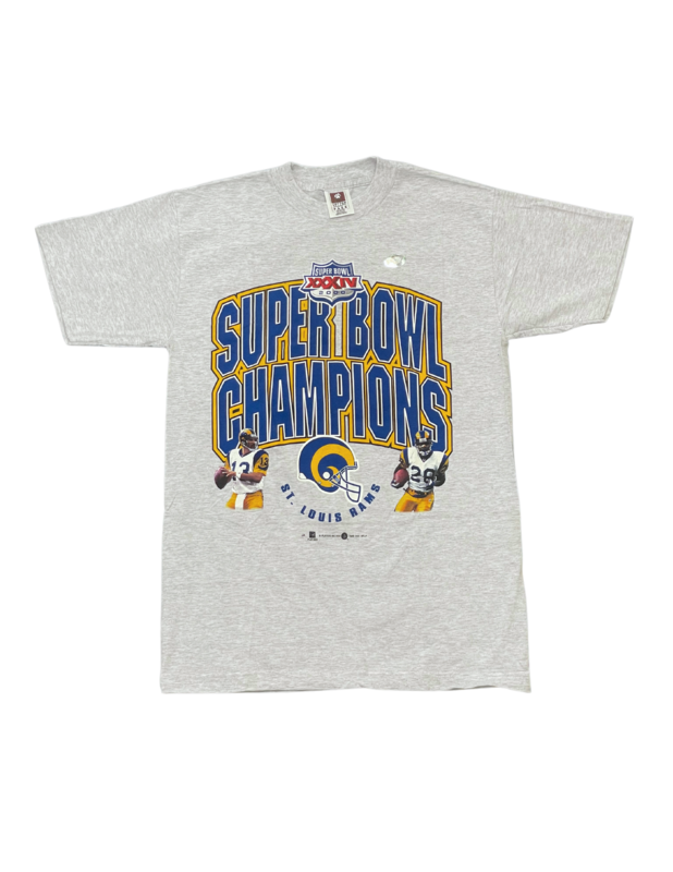 Rams Super Bowl XXXIV Champions Arc Graphic Tee Grey
