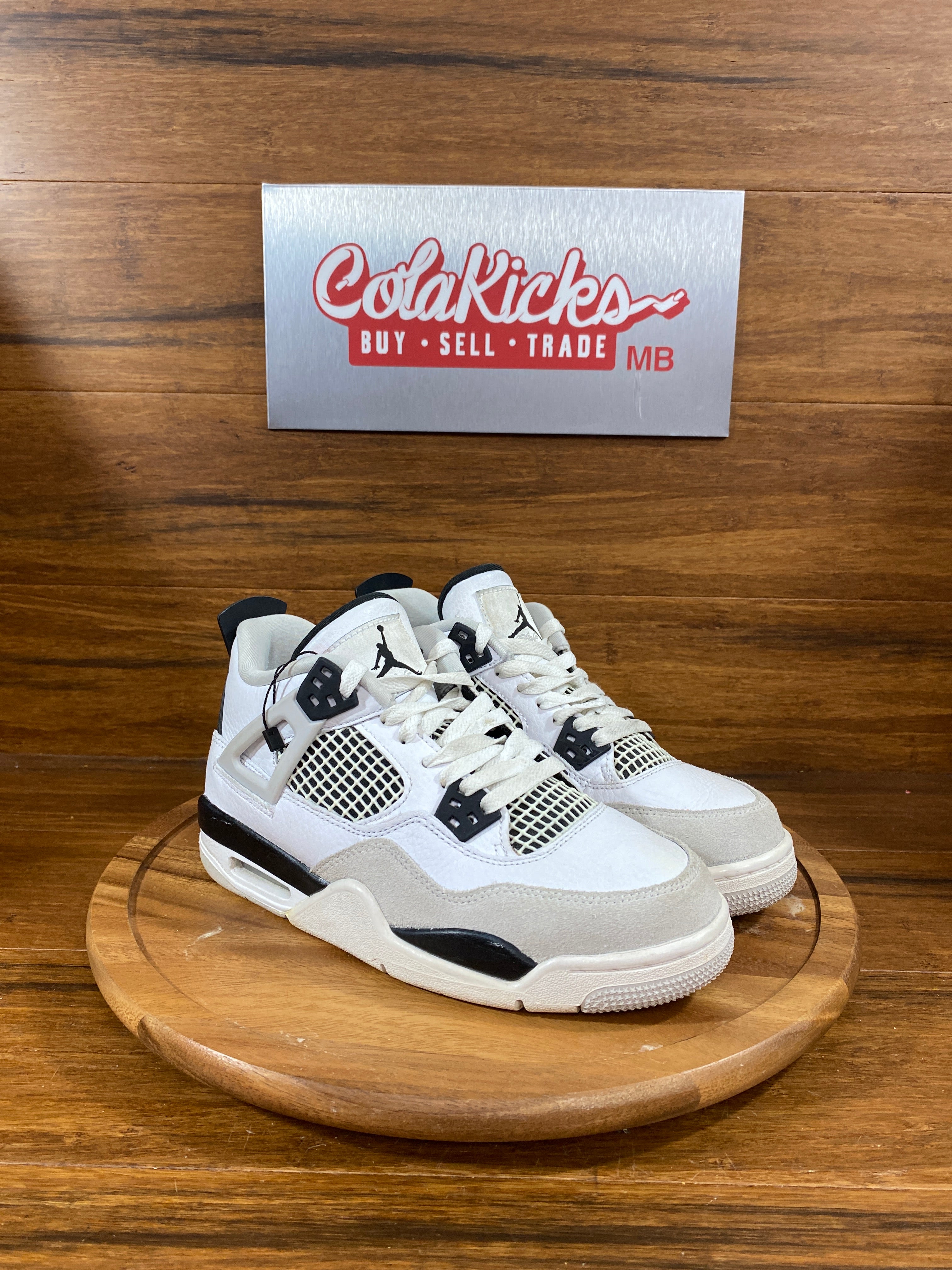 Jordan 4 Retro Military Black (GS)