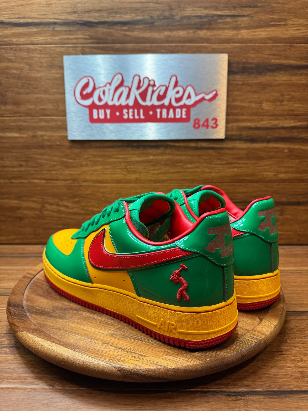 Nike Air Force 1 Low Lil Yachty Concrete Boys Lucky Green