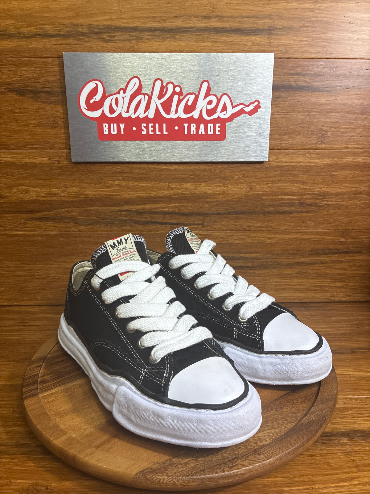 Maison Mihara Yasuhiro Peterson OG Sole Canvas Low Black