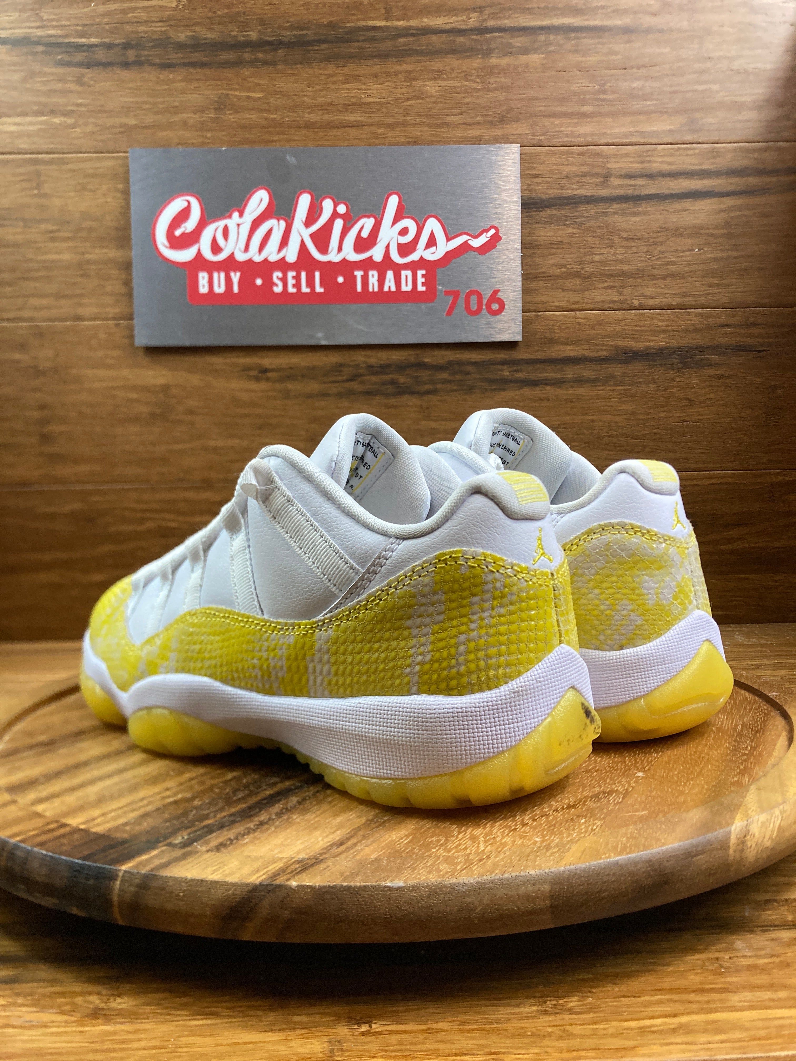 Jordan 11 Retro Low Yellow Snakeskin (Women's)