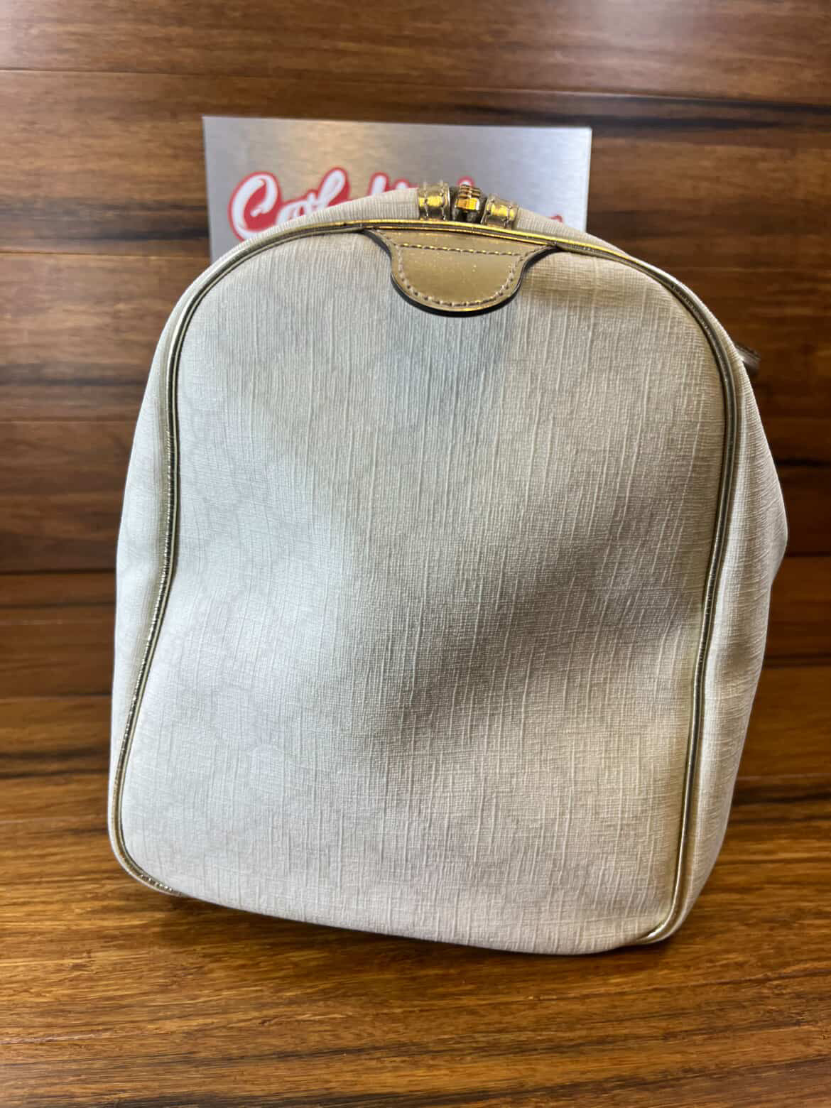 Gucci GG White Boston Bag