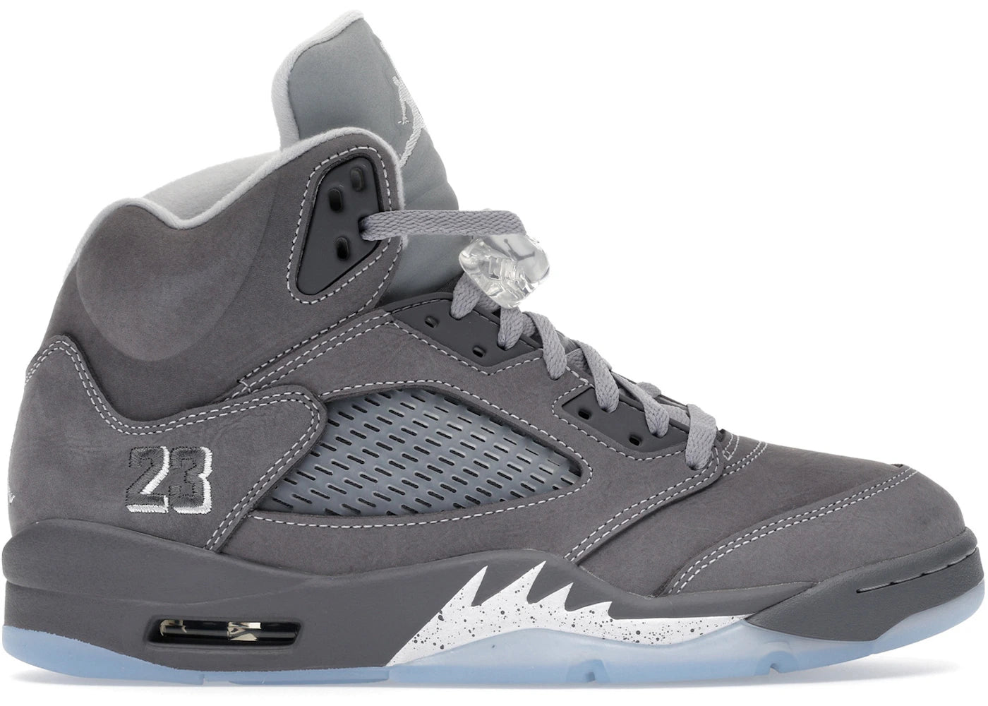 Jordan 5 Retro Wolf Grey (2026) (missing lace locks)