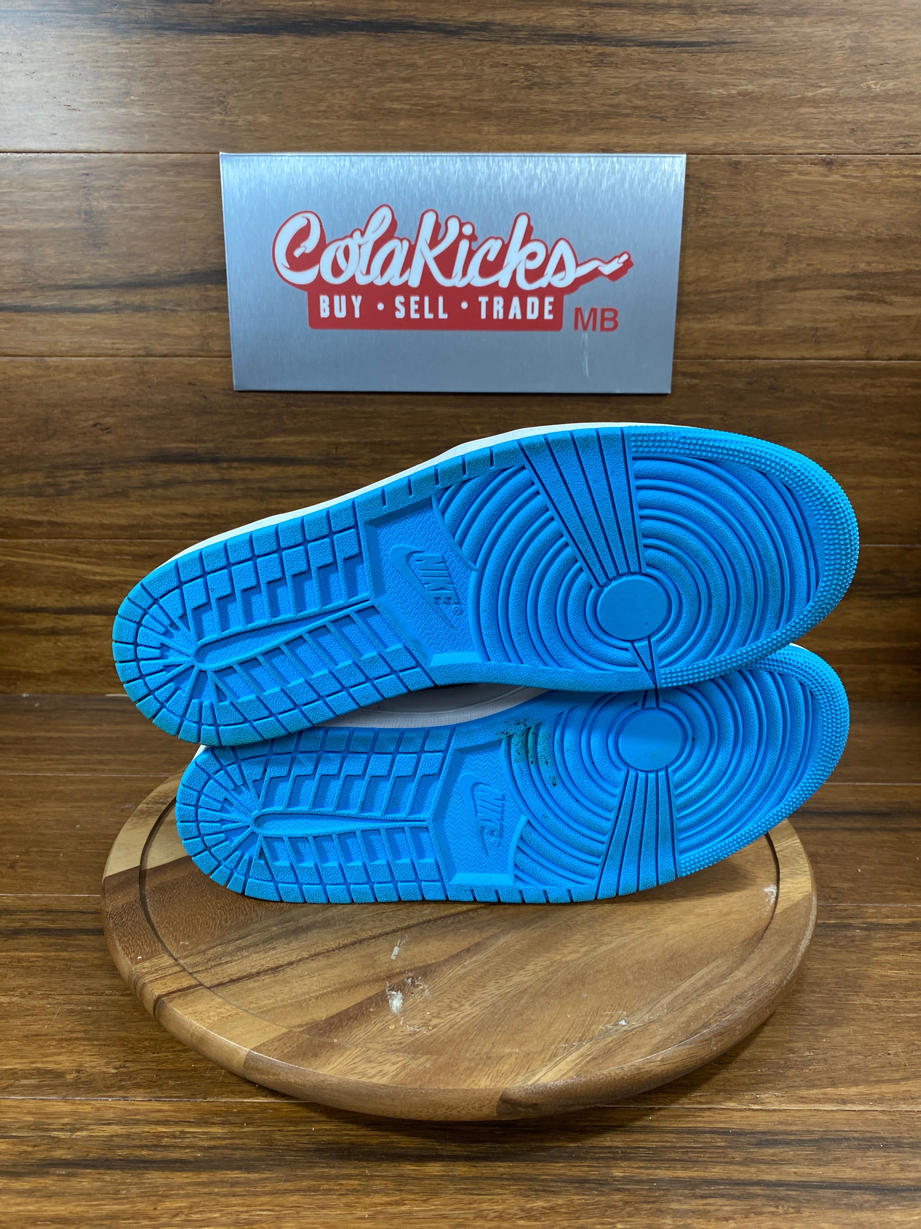 Jordan 1 Retro Low OG Black Dark Powder Blue