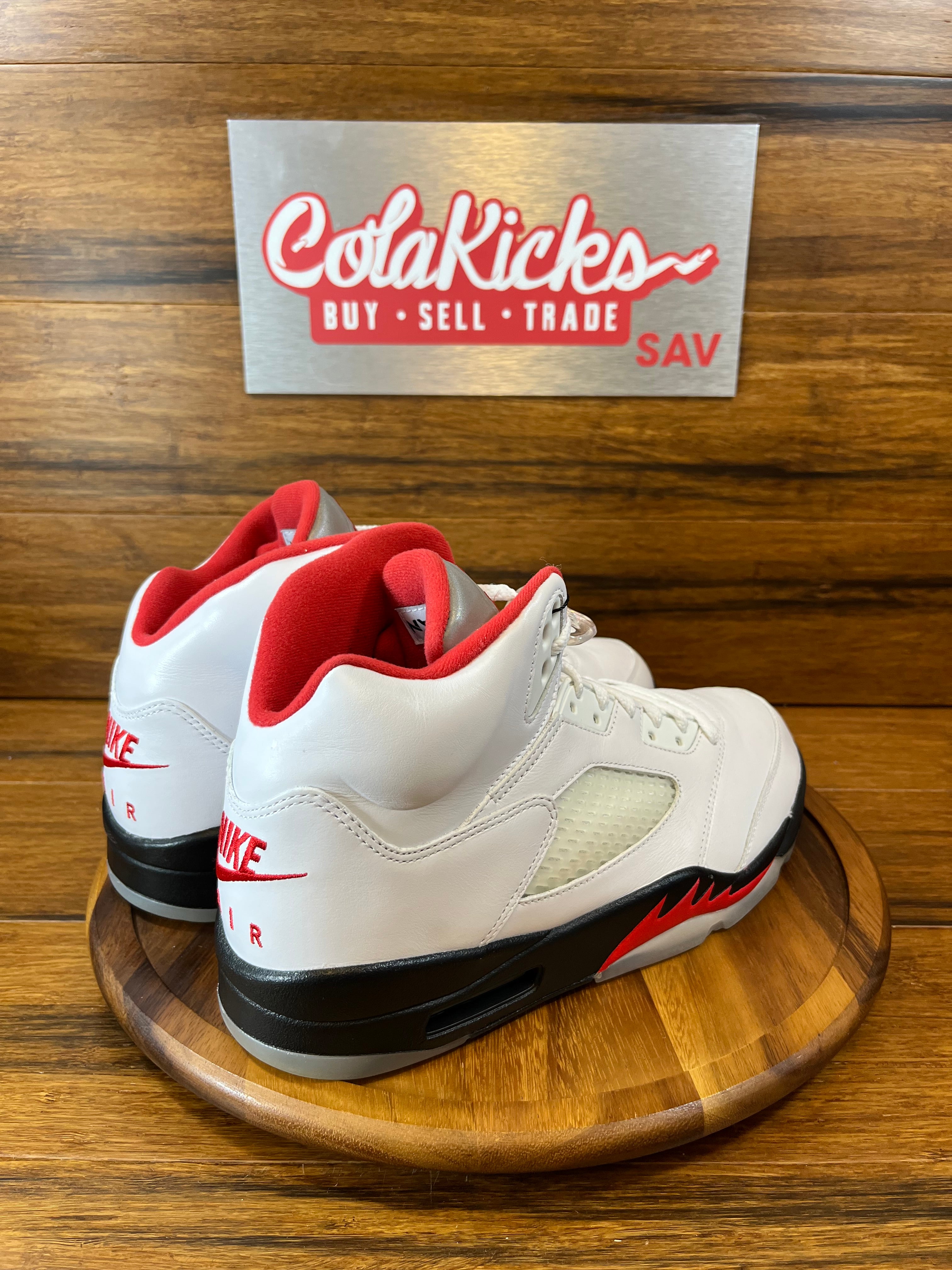 Jordan 5 Retro Fire Red Silver Tongue (2020)