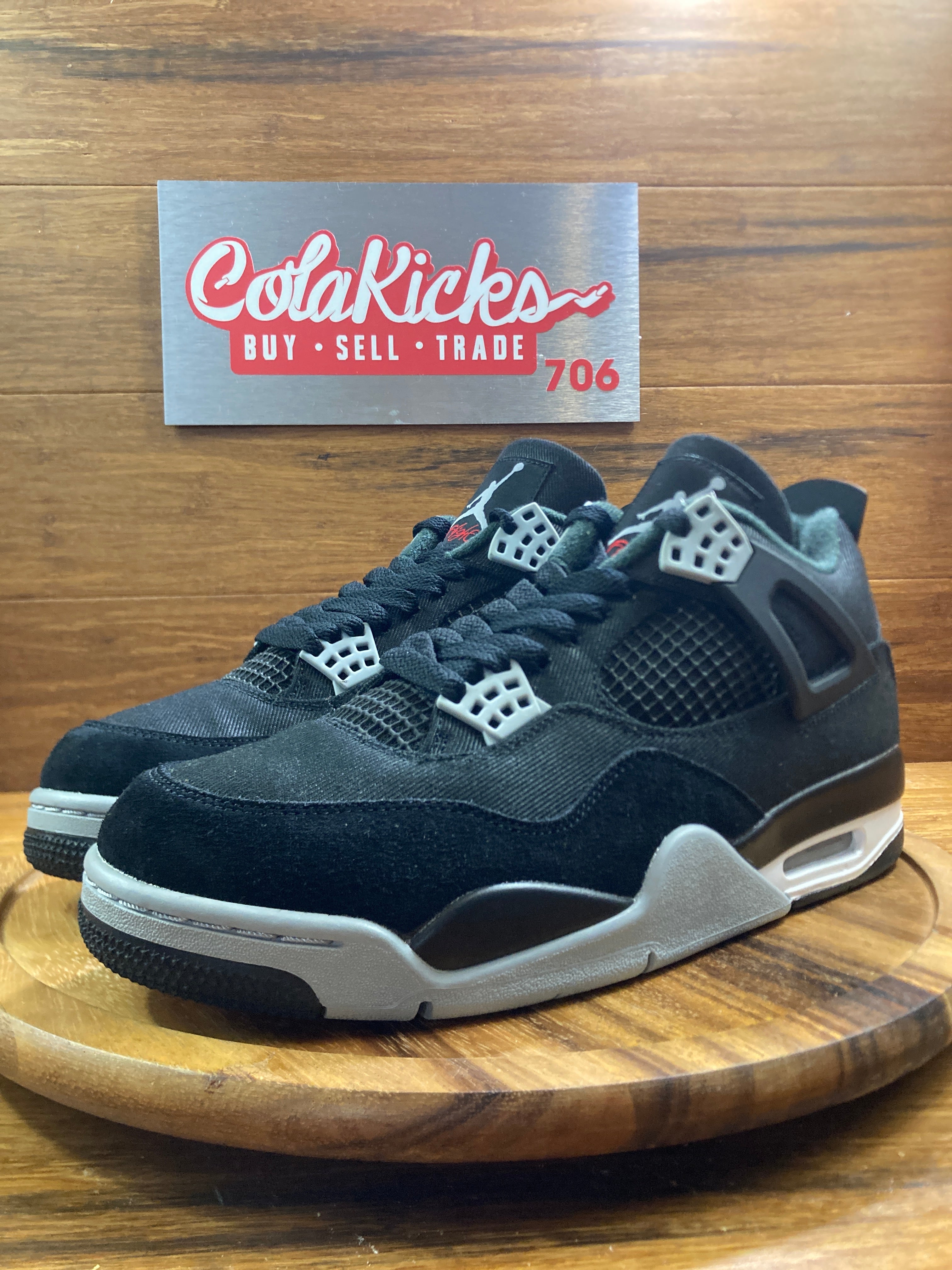 Jordan 4 Retro SE Black Canvas