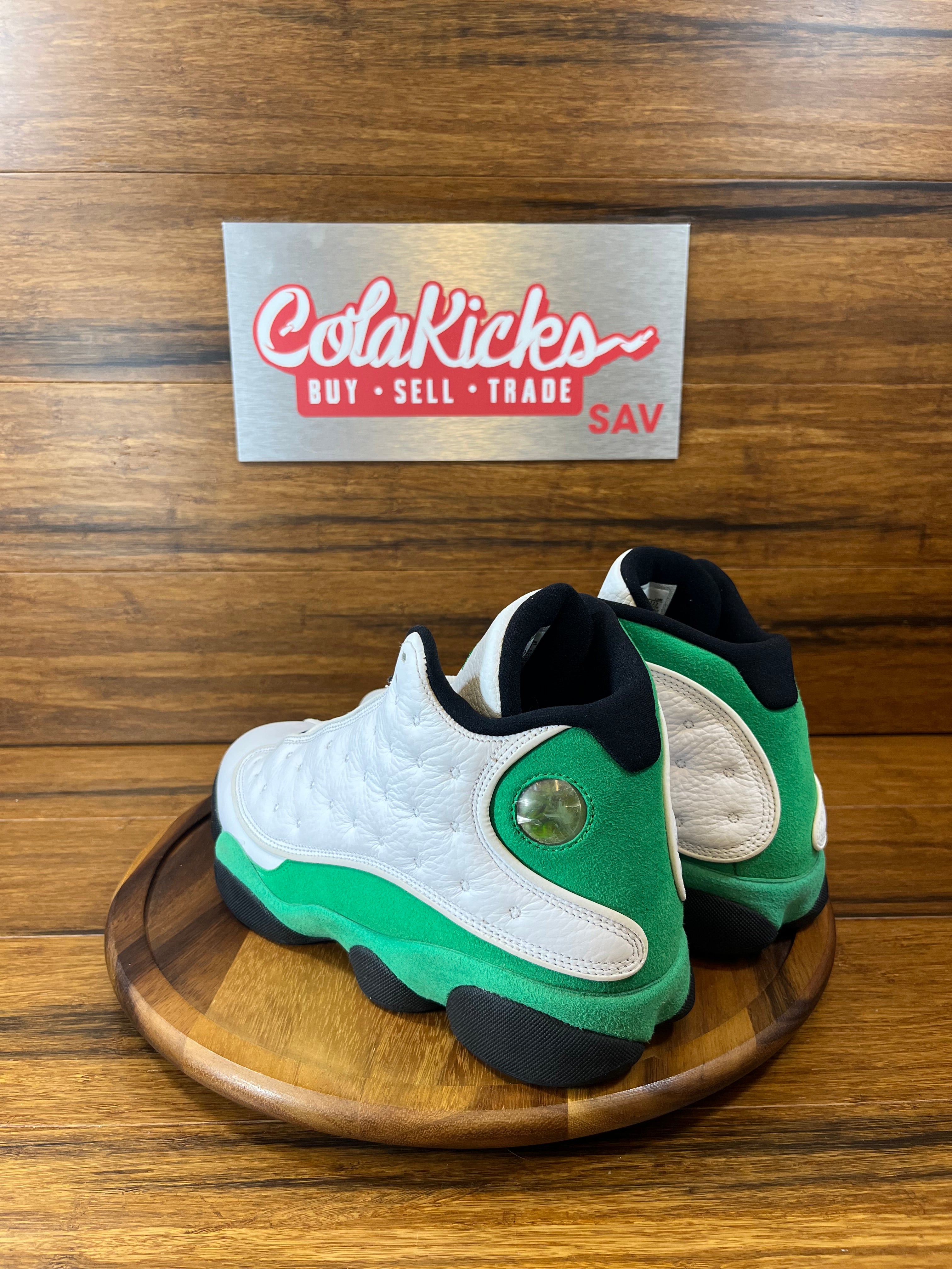 Jordan 13 Retro White Lucky Green