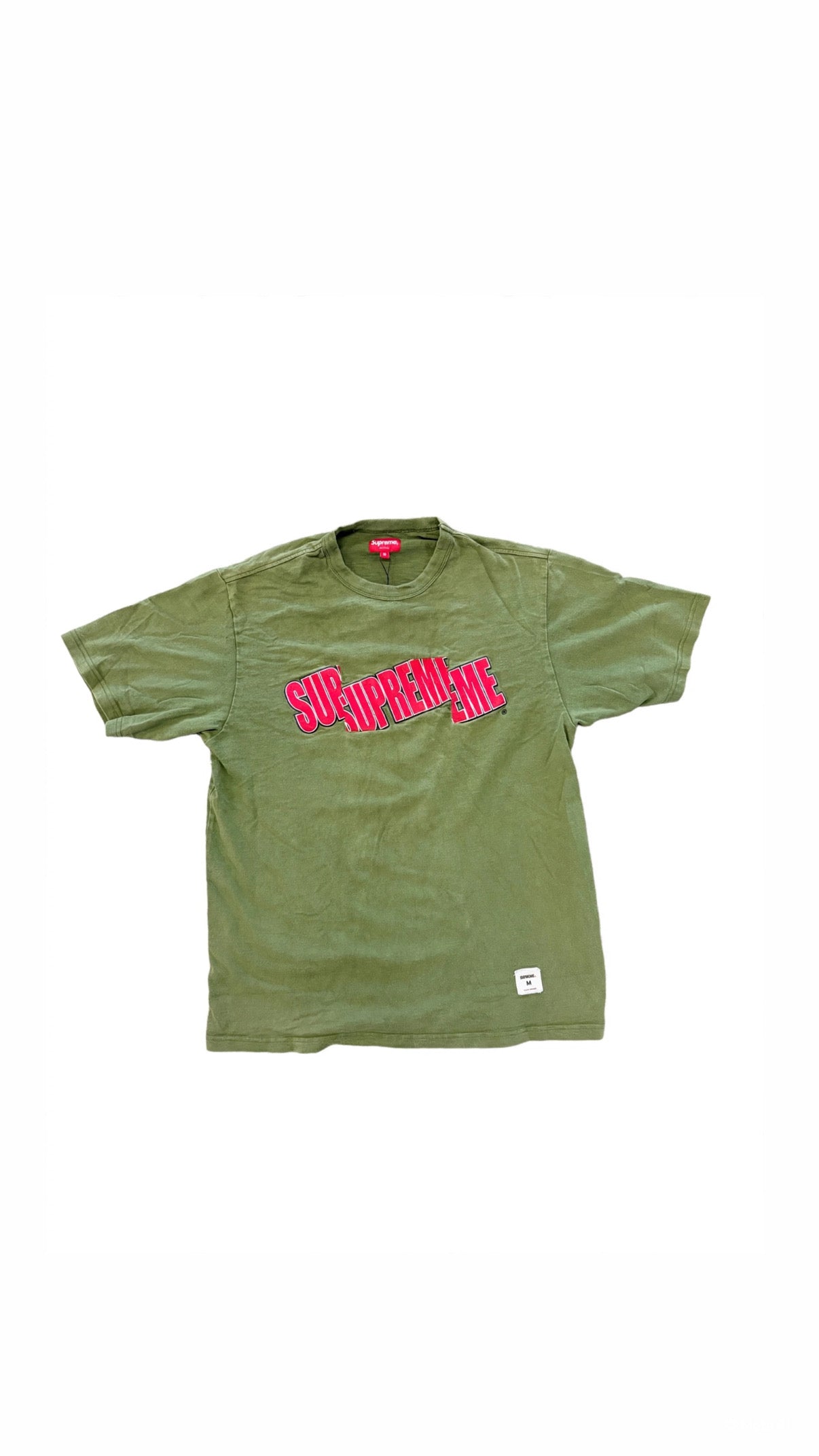 Supreme Cut Logo S/S Top Olive