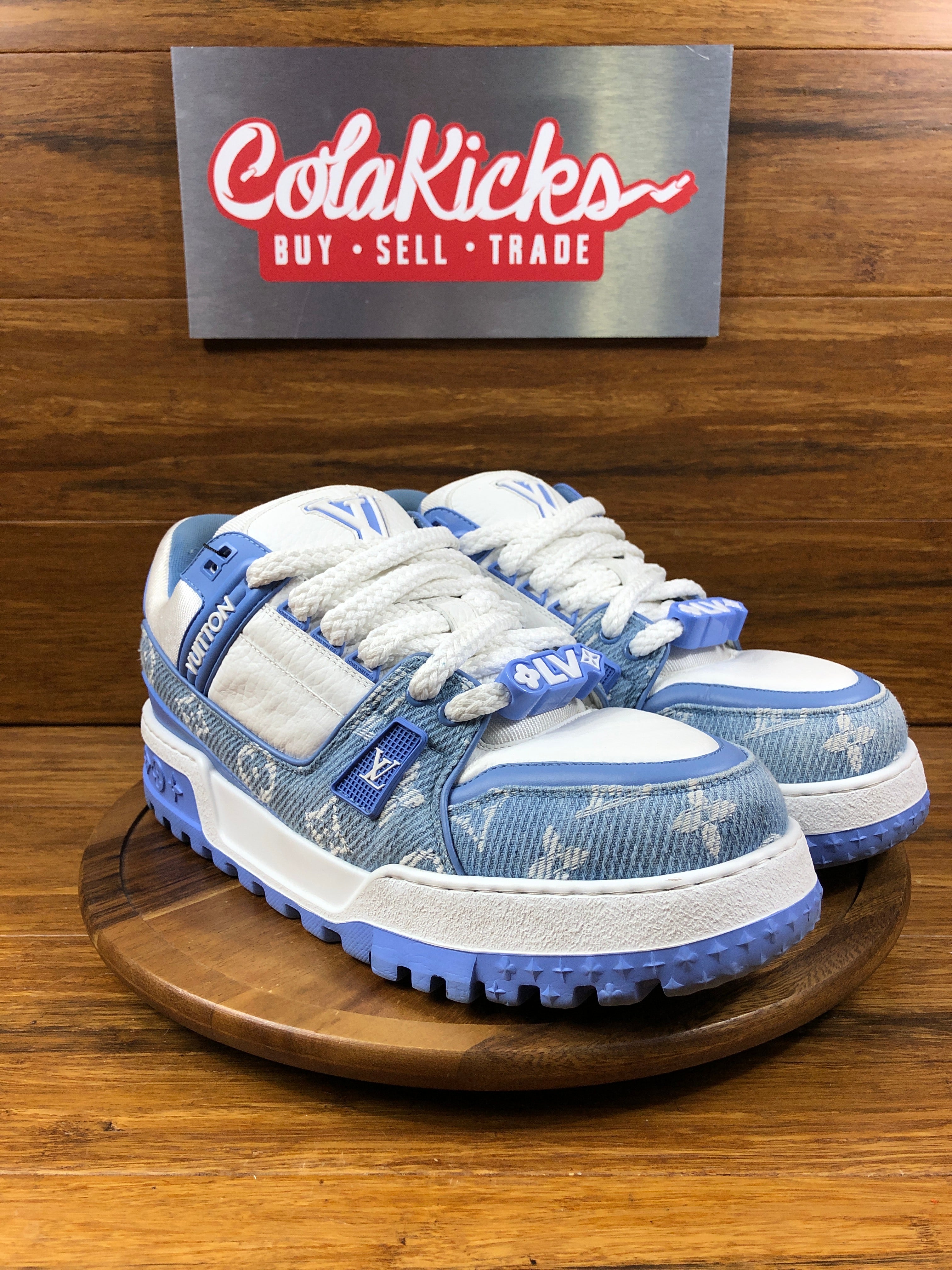 Louis Vuitton LV Trainer Maxi Blue Monogram