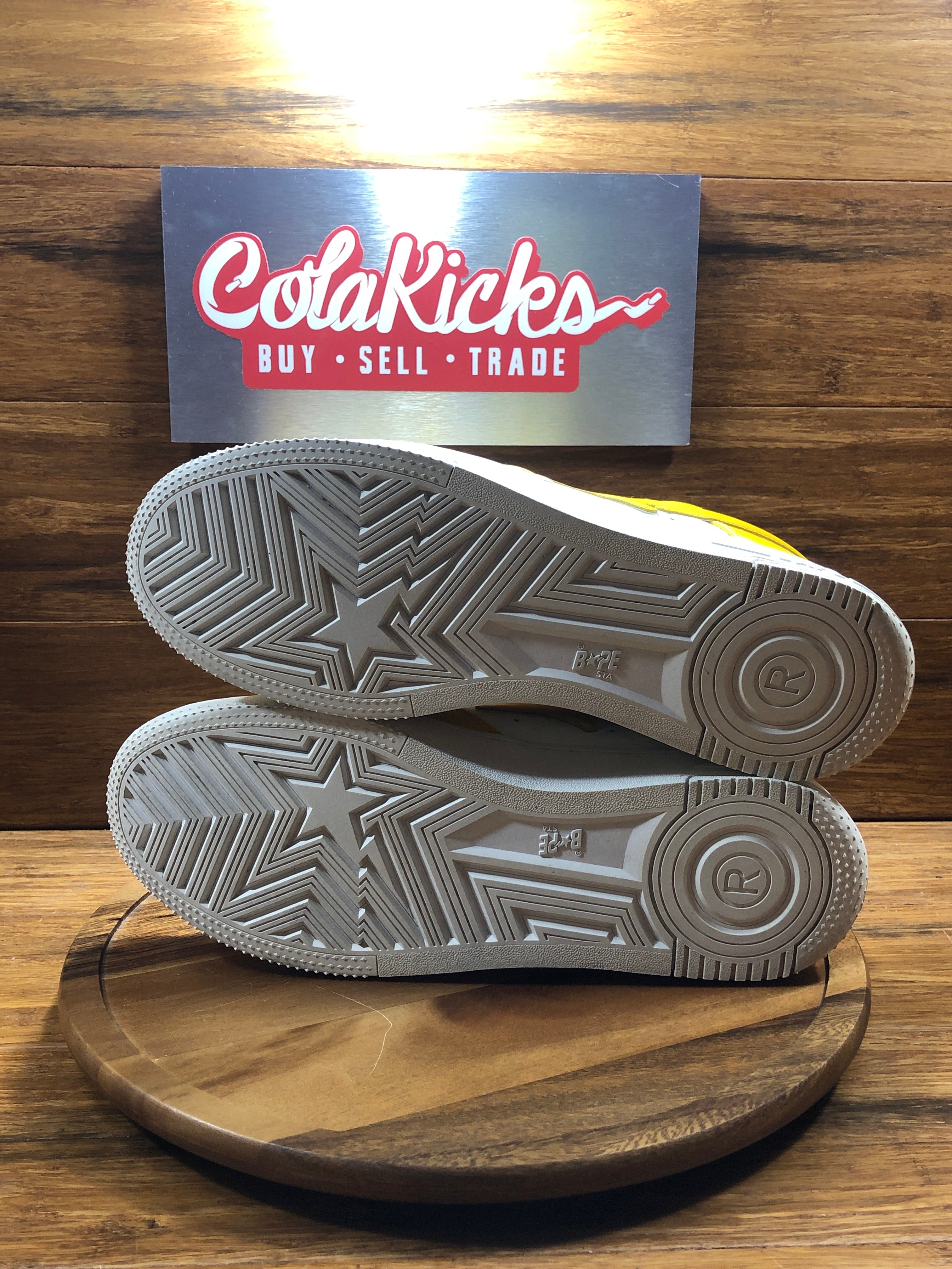 A Bathing Ape Bape Sta Low #3 White Orange Cloud Camo