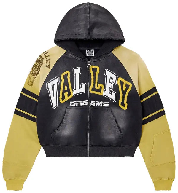 vale forever ジャケット Vale Forever Lethal Zip Up Black/Yellow