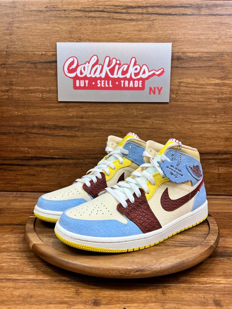 Jordan 1 Mid SE Fearless Maison Chateau Rouge josh consign