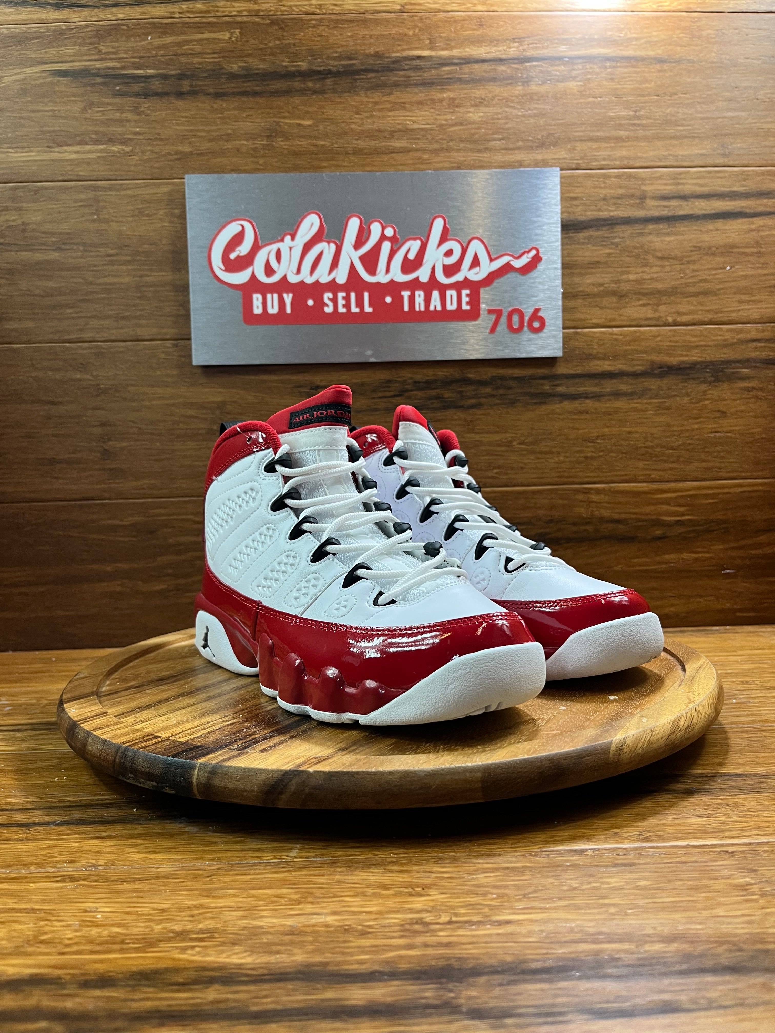 Jordan 9 Retro White Gym Red (GS)