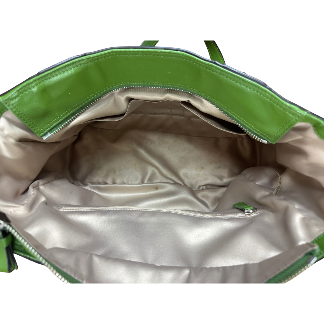 Coach Green Leather Gallery Tote