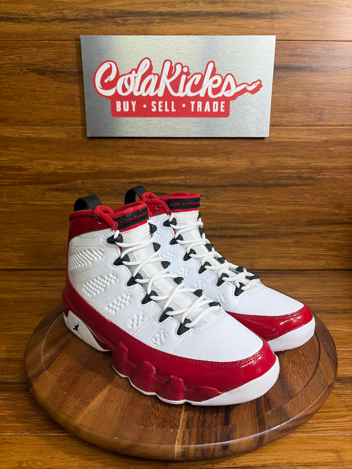 Jordan 9 Retro White Gym Red