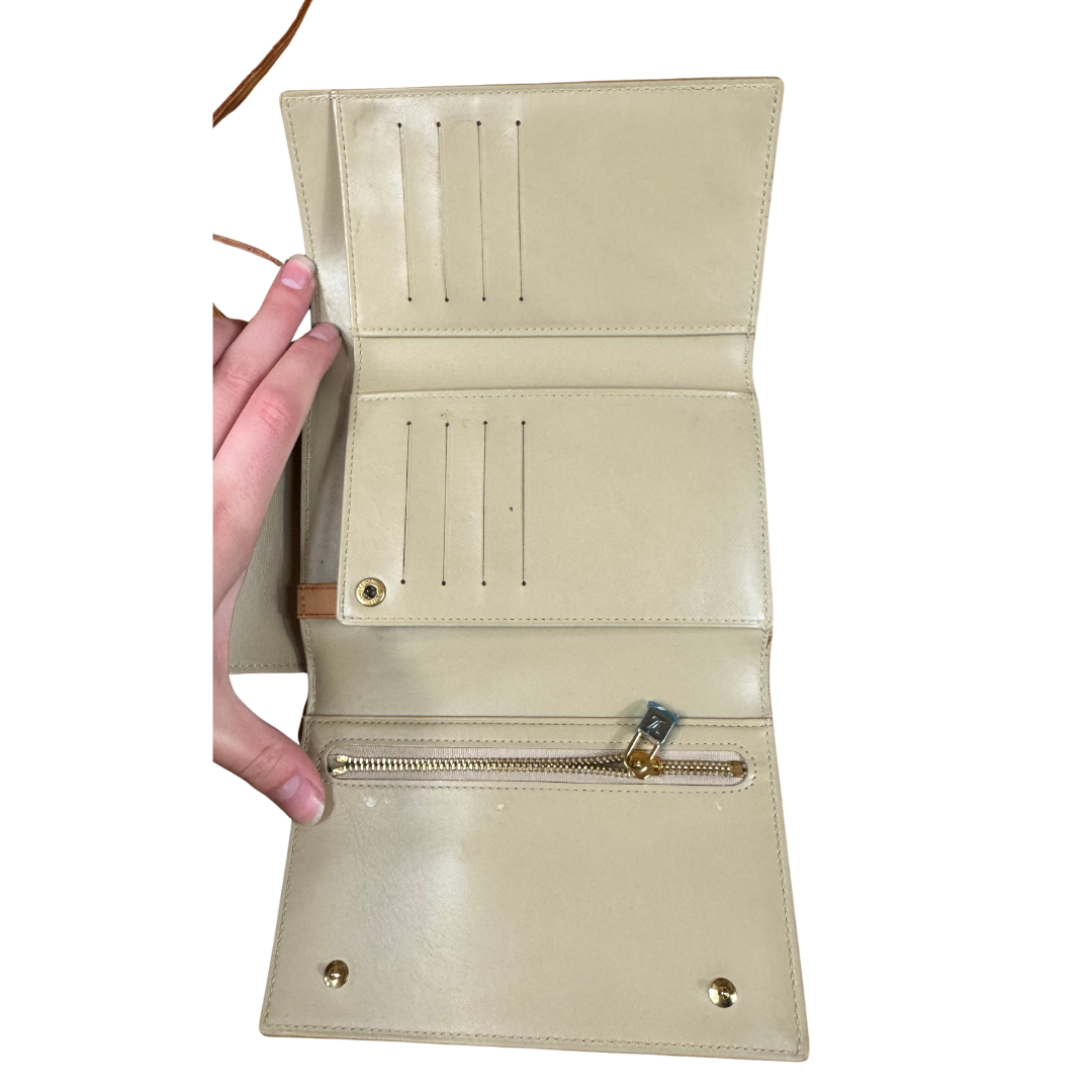 Louis Vuitton Monogram Vernis Walker Crossbody Yellow