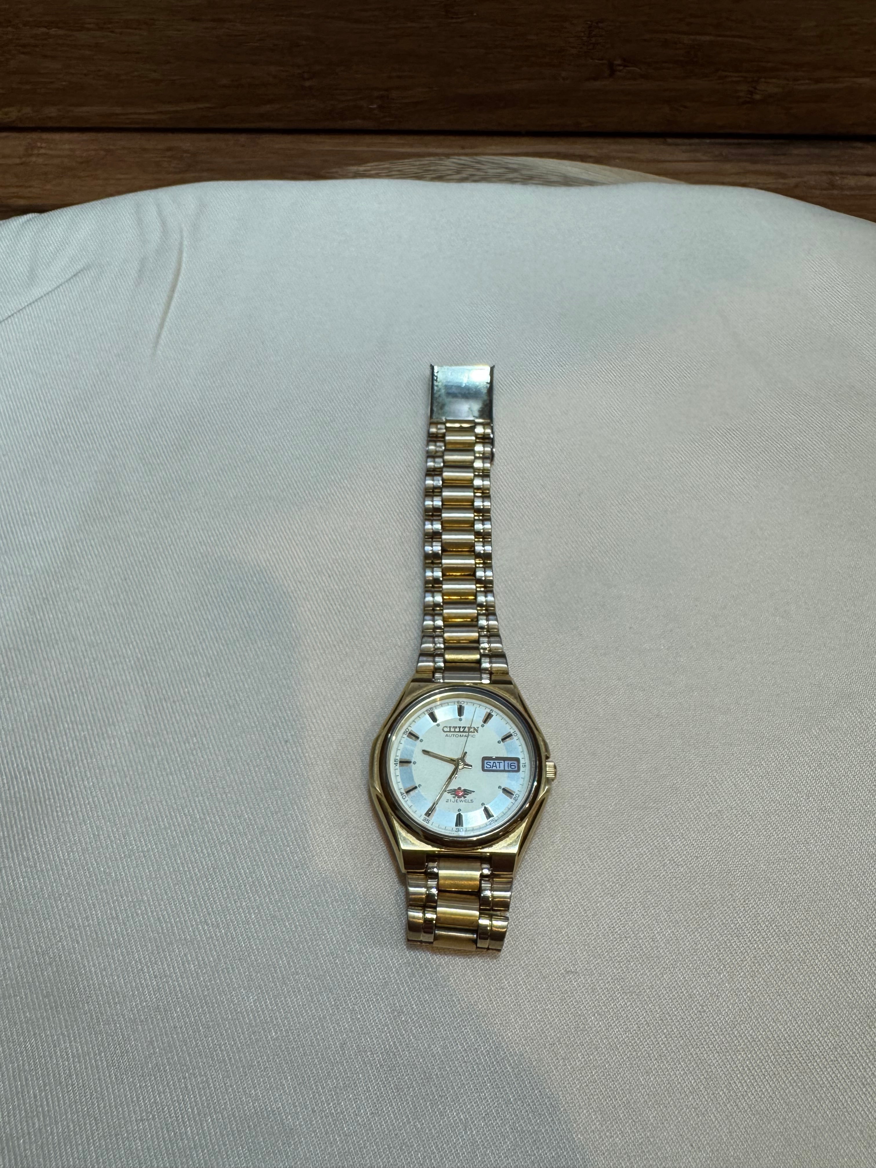 Citizen Automatic Day-Date Gold plate