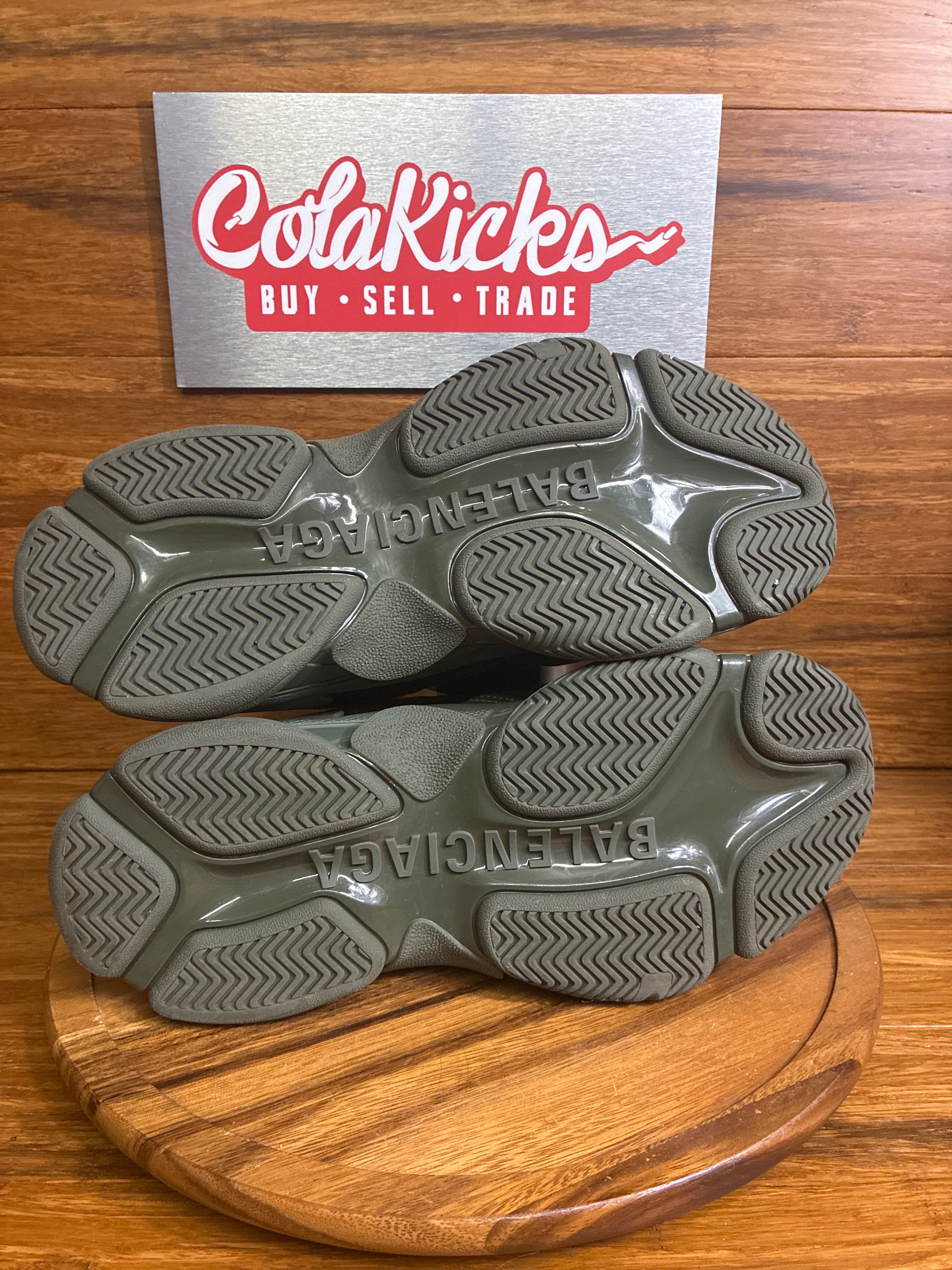 Balenciaga Triple S All Over Olive (Women's)