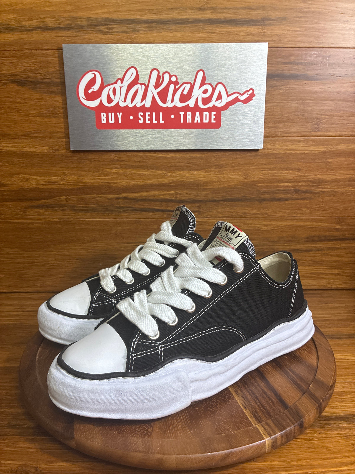 Maison Mihara Yasuhiro Peterson OG Sole Canvas Low Black