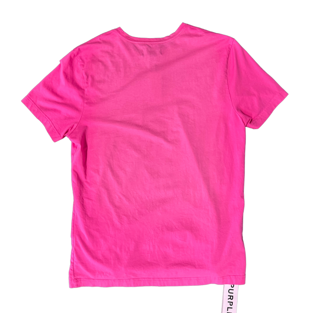 Purple Brand Logo Tee Pink