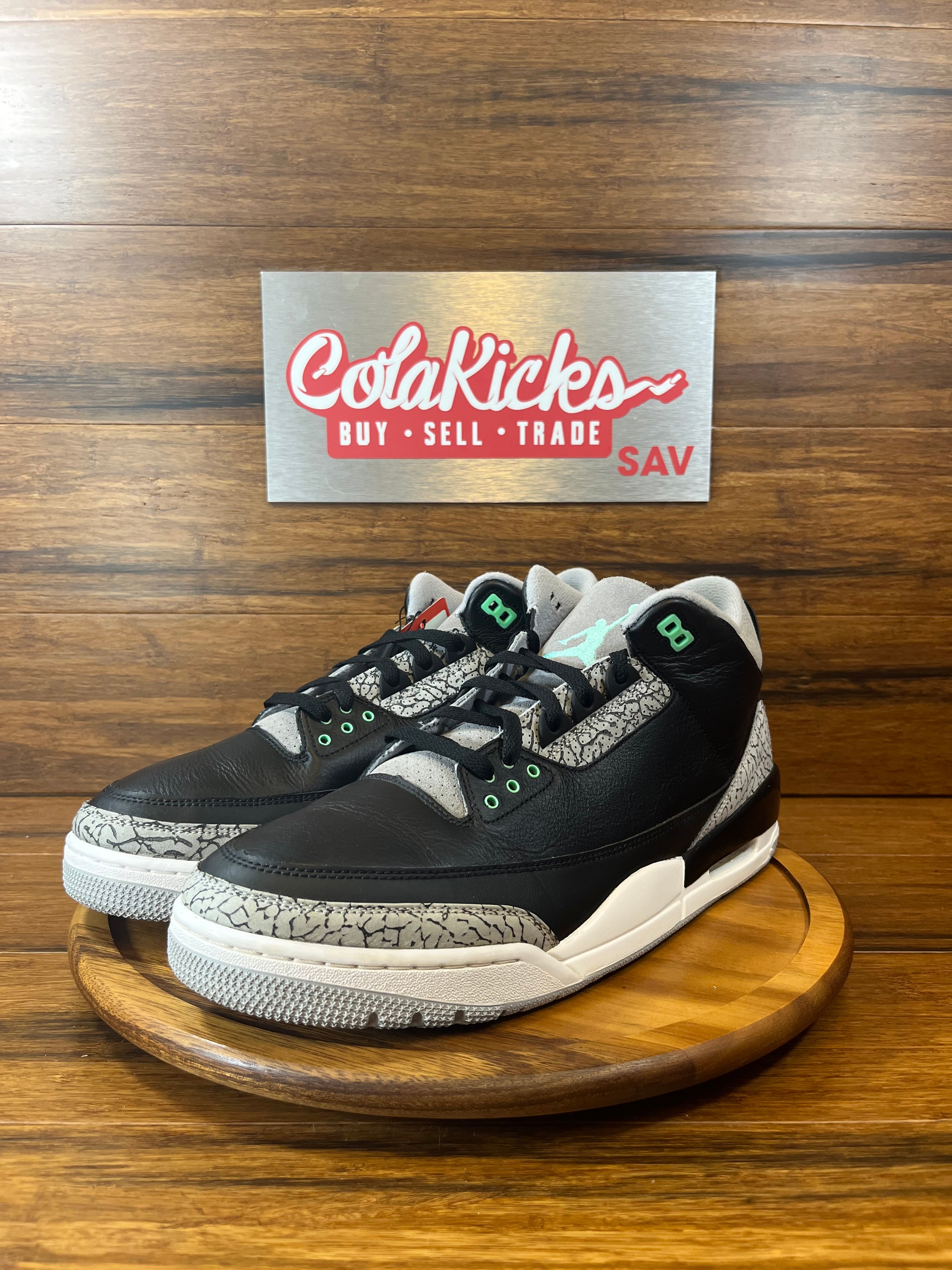 Jordan 3 Retro Green Glow