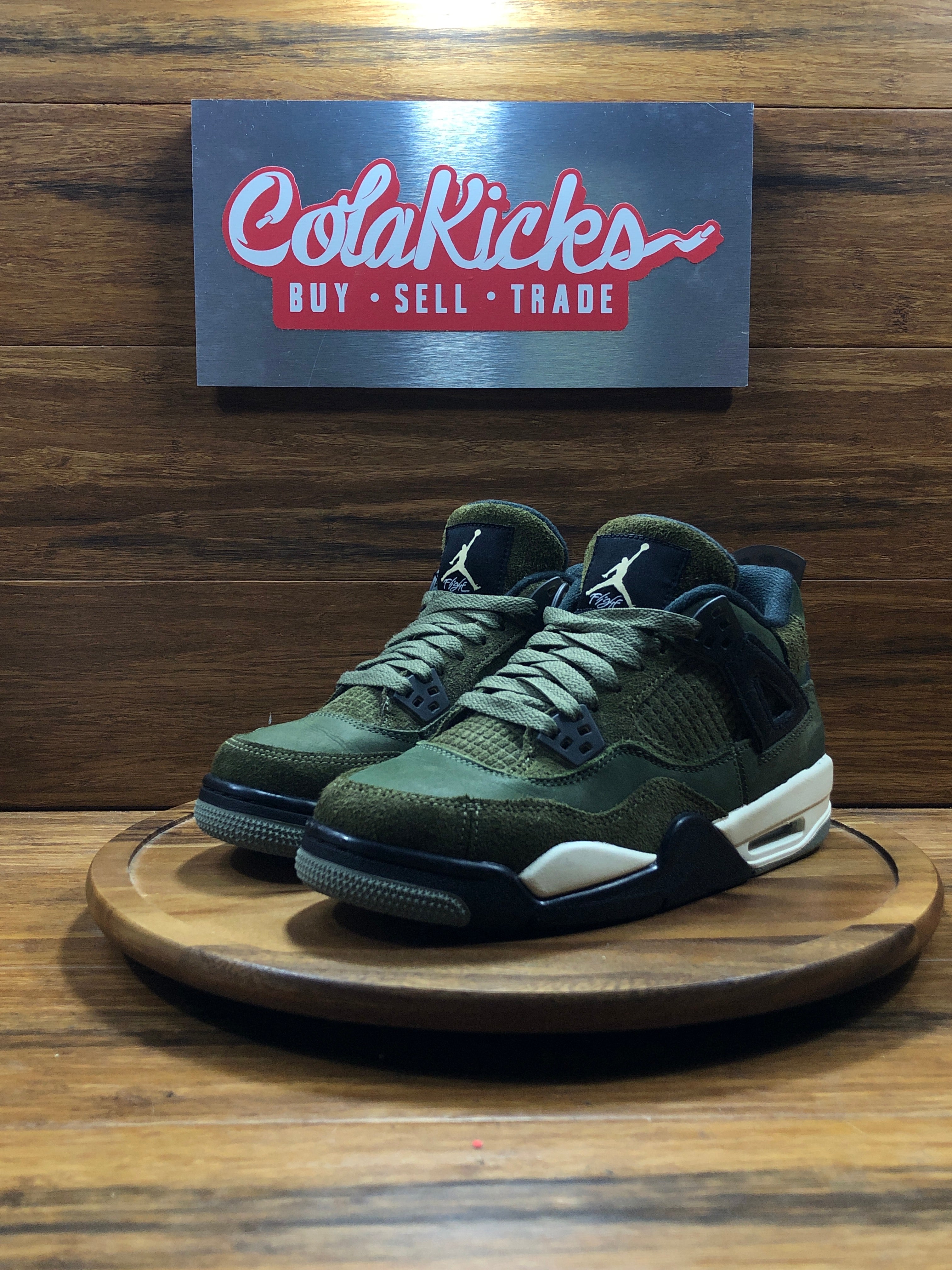 Jordan 4 Retro SE Craft Medium Olive (GS)