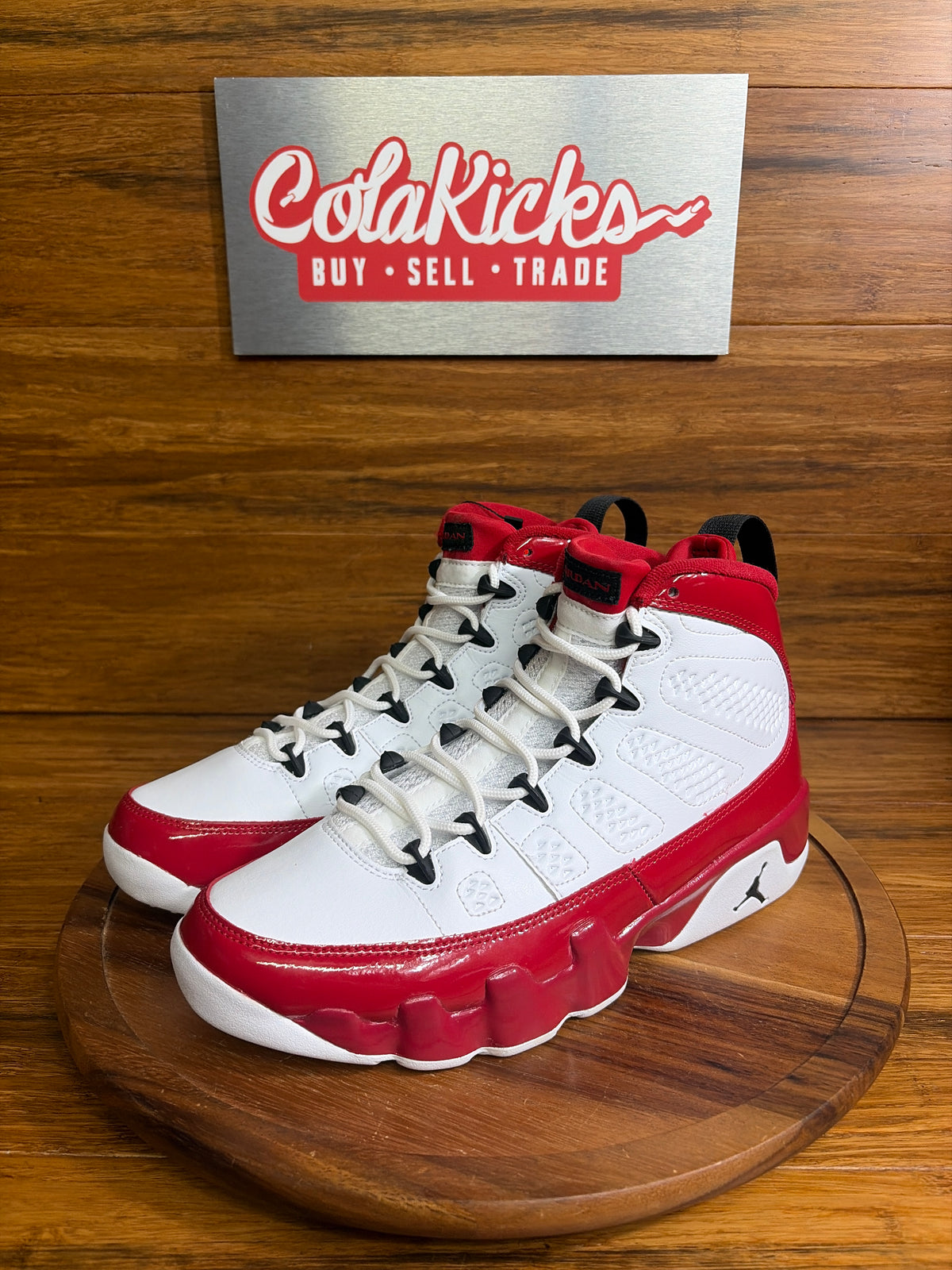 Jordan 9 Retro White Gym Red