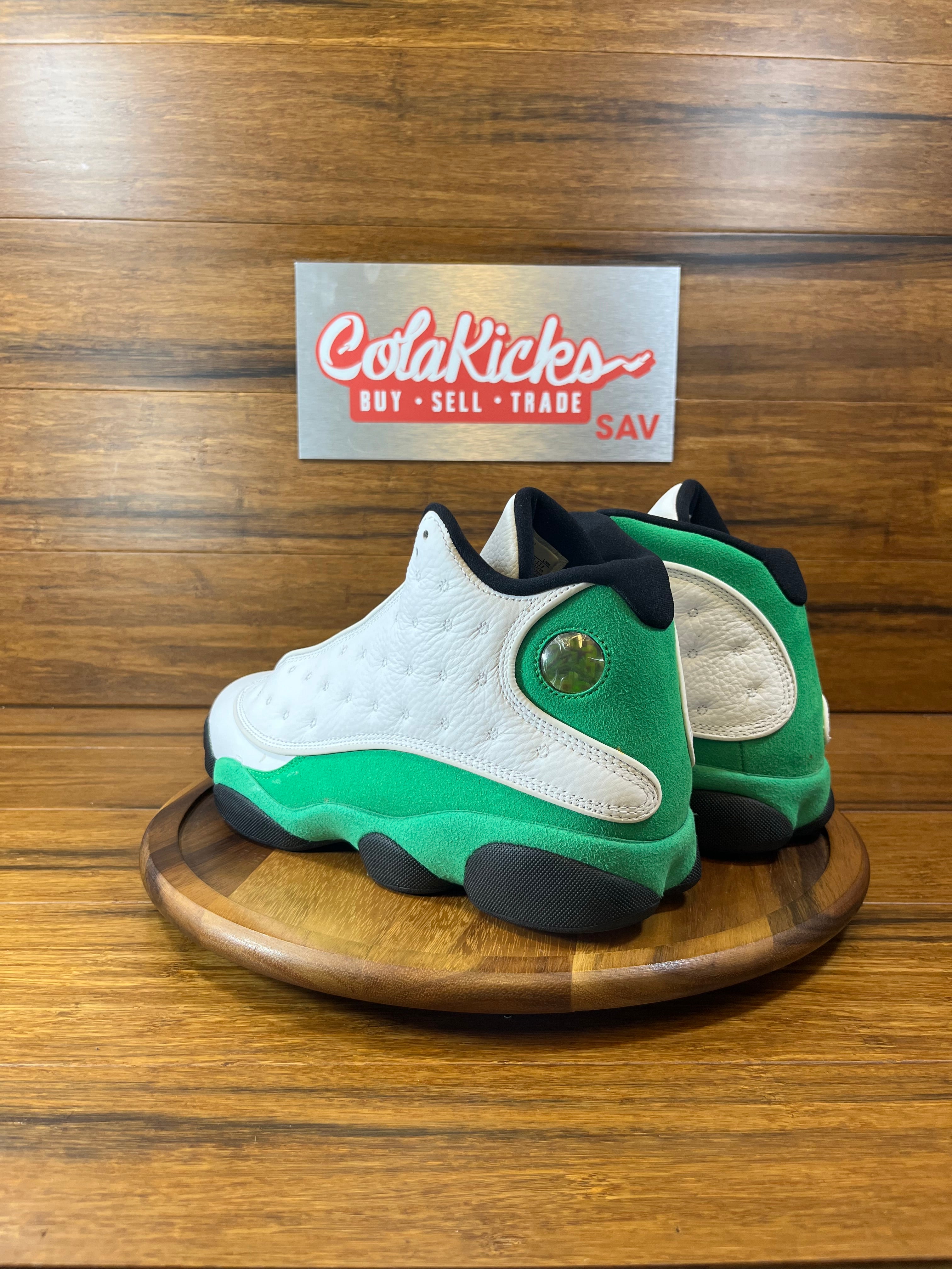Jordan 13 Retro White Lucky Green